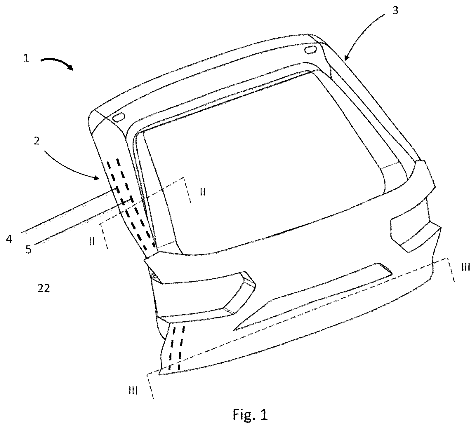 Patent US12139952 — Bodywork part with integrated anti-pinching system — Figure 1