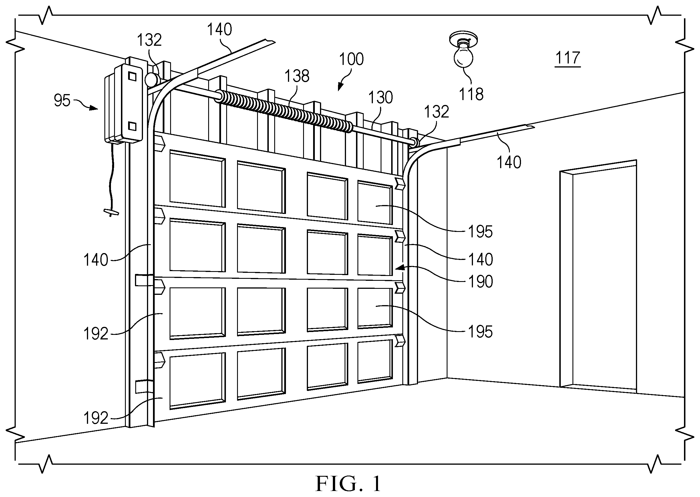 Patent US12139961 — Frame assembly securing panels of differing thicknesses — Figure 1