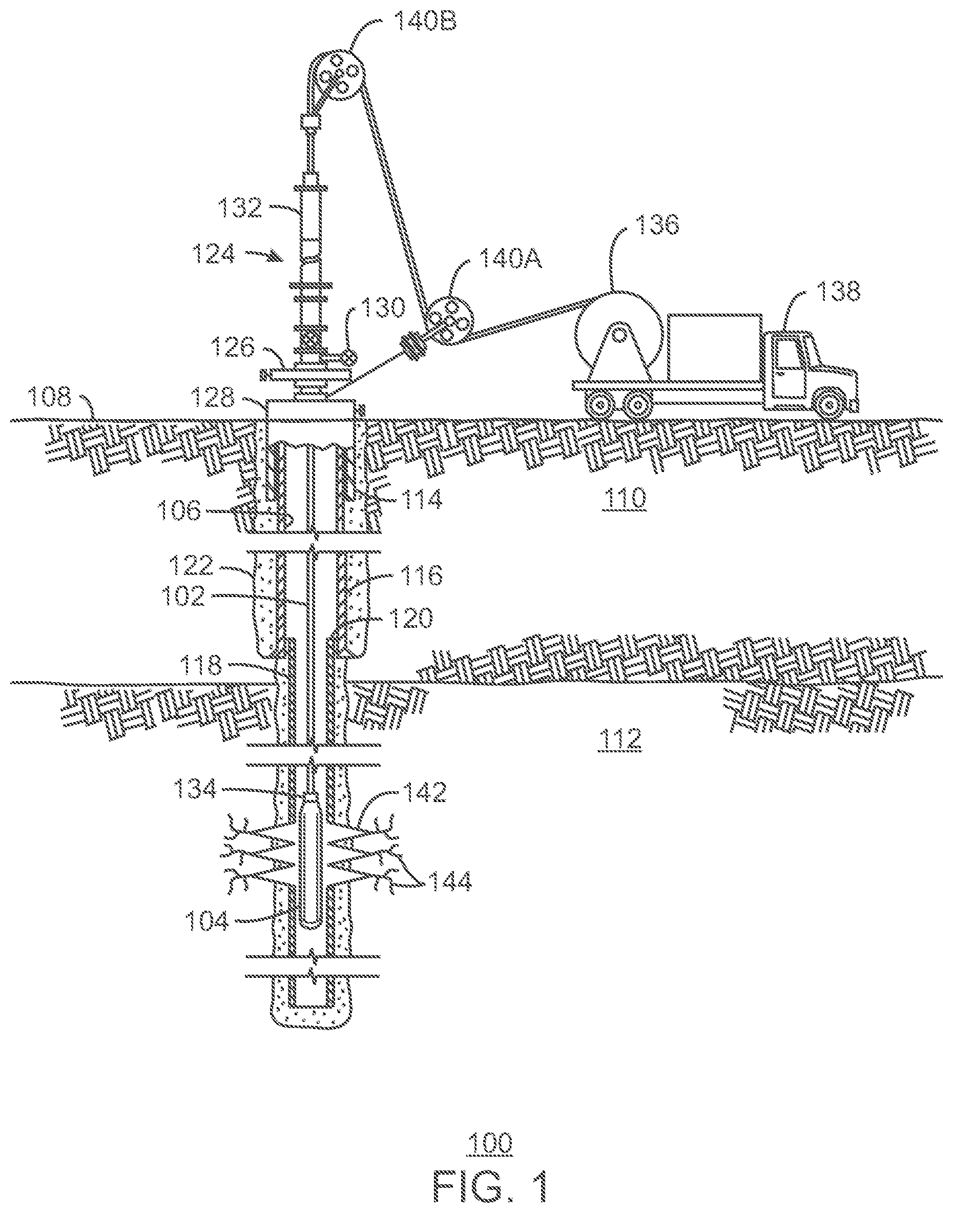 Patent US12139972 — Capacitive cable for a downhole electro-hydraulic tool — Figure 1