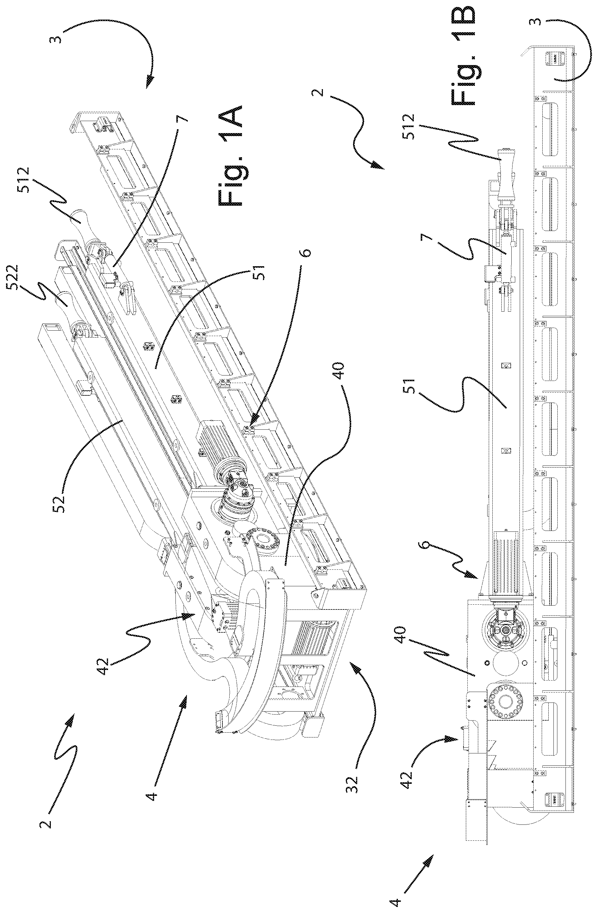 Patent US12139976 — Stabilization manipulator for moving drilling elements in a drilling rig, manipulation system and drilling rig — Figure 1