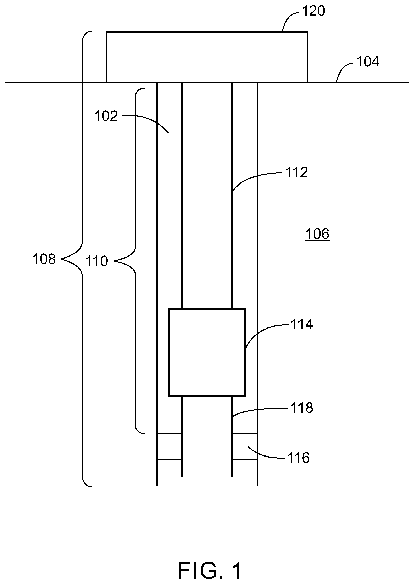 Patent US12139983 — Nipple-less well completion — Figure 1
