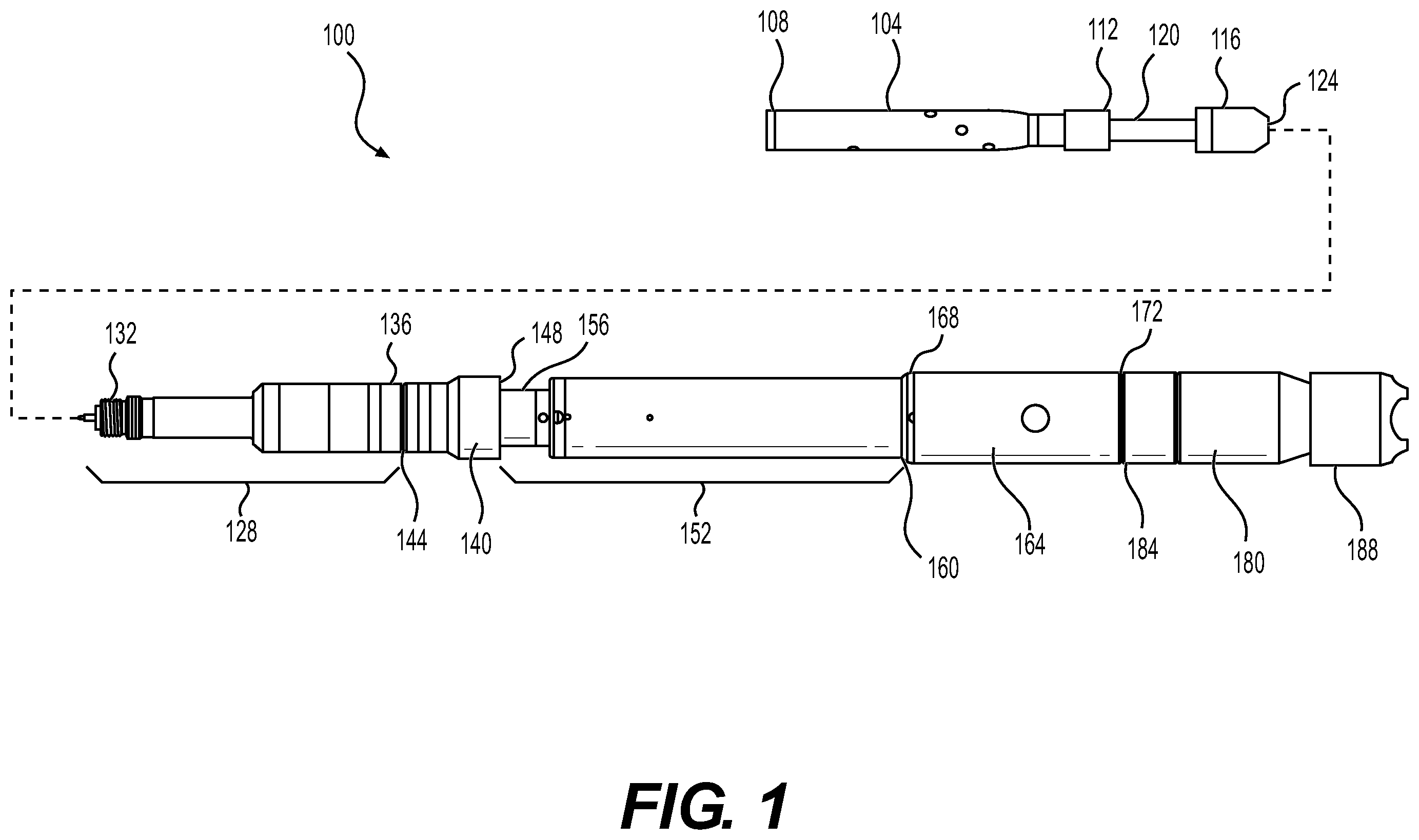 Patent US12139984 — Fixed-volume setting tool — Figure 1