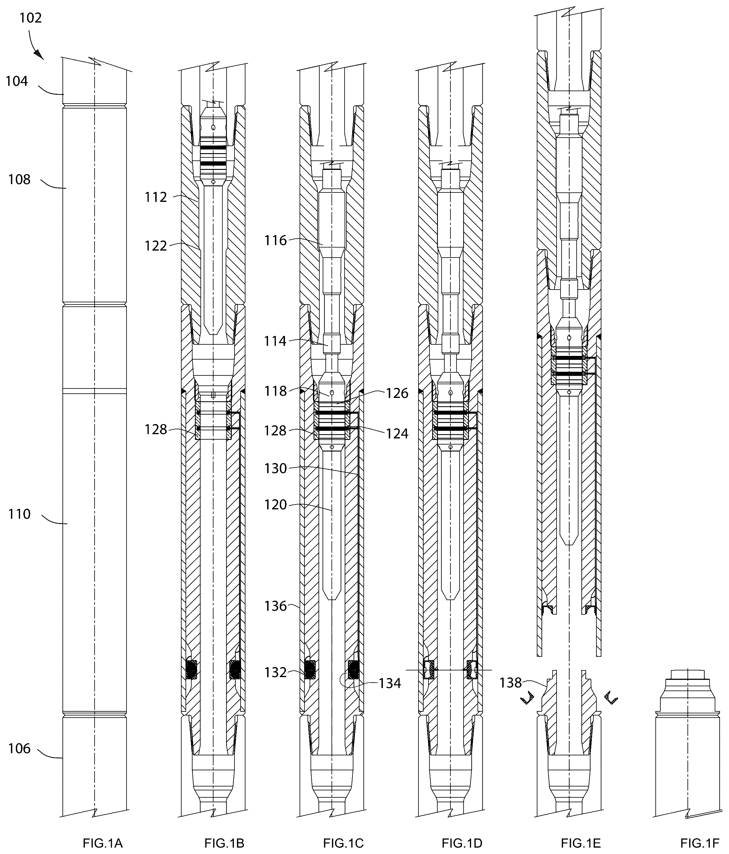 Patent US12139987 — Downhole tubular disconnect assemblies — Figure 1