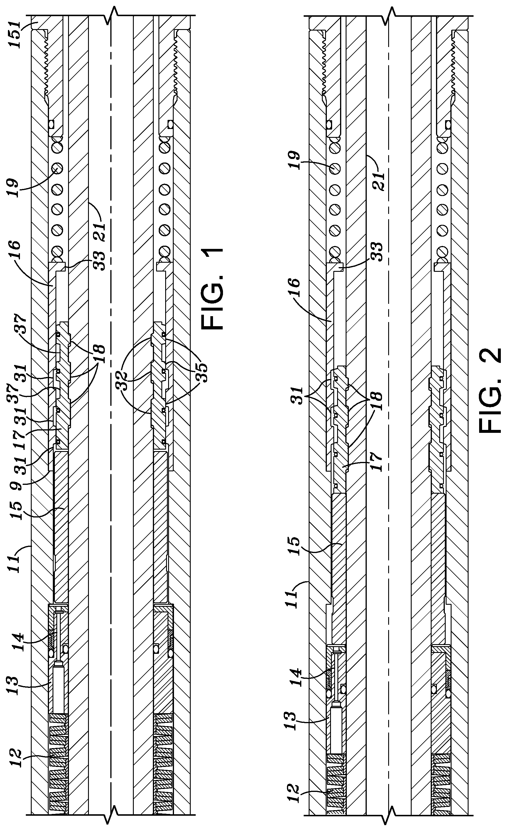 Patent US12139988 — Release lugs for a jarring device — Figure 1