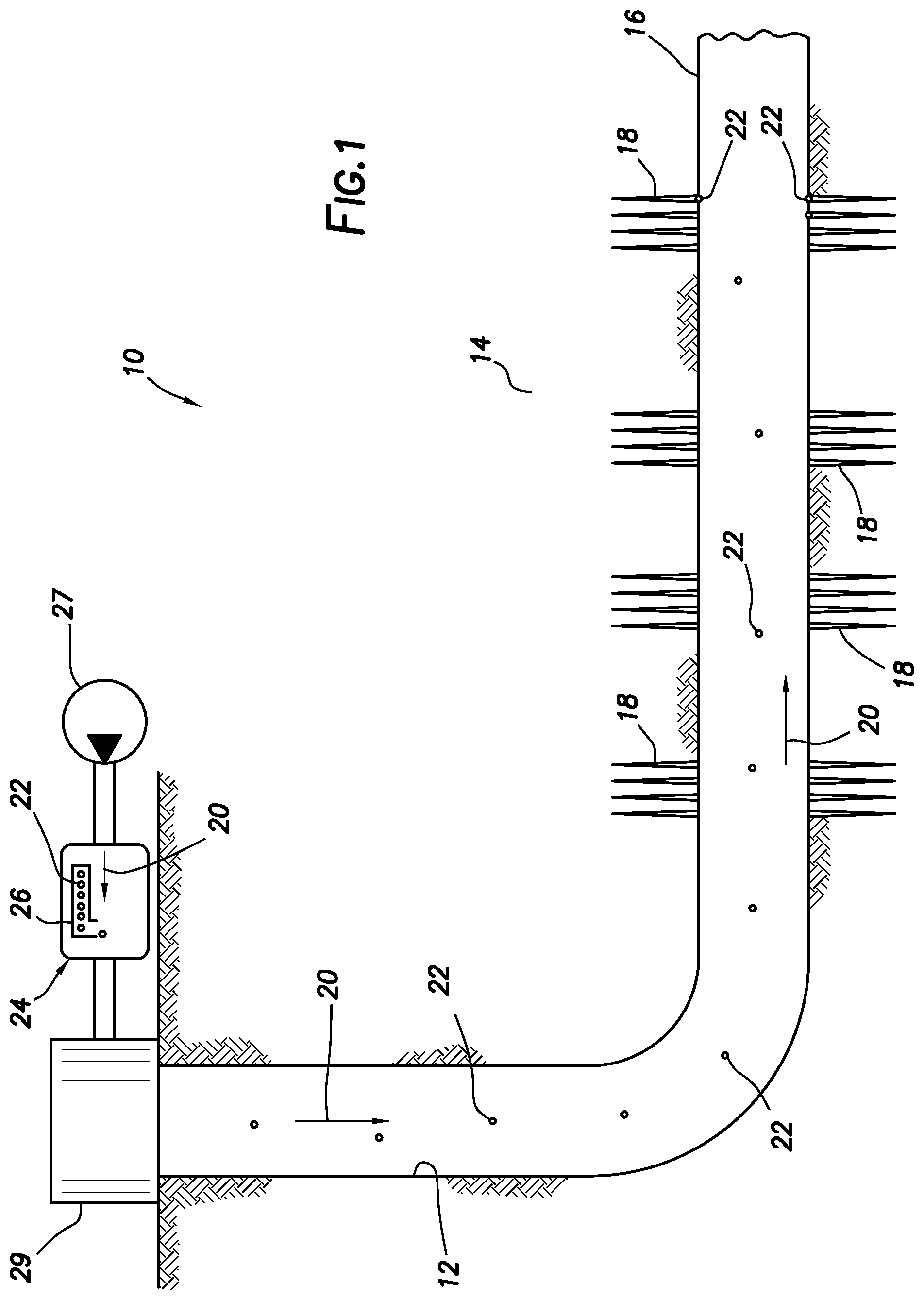 Patent US12139992 — Discrete plugging device launcher — Figure 1
