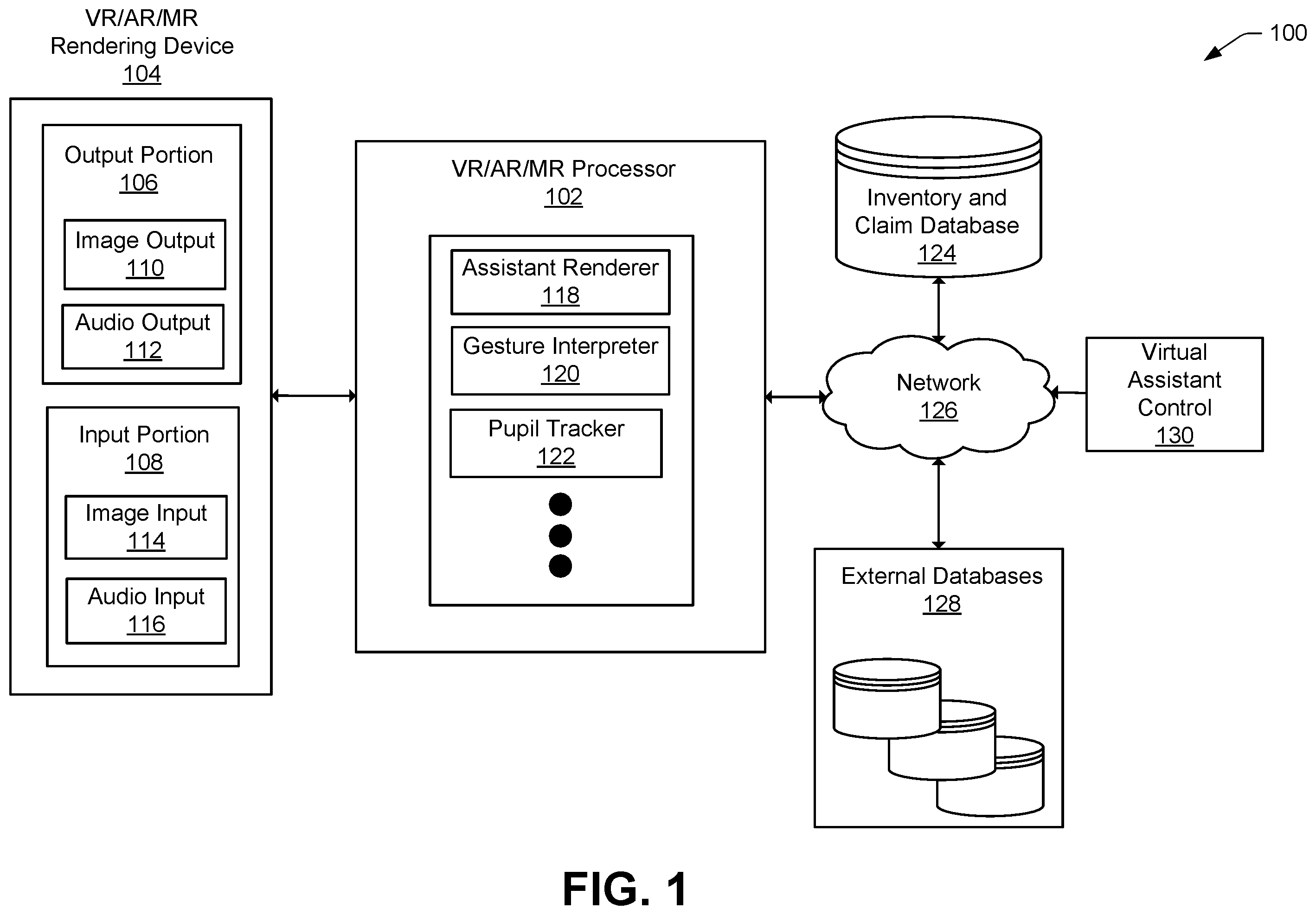 Patent US12142039 Figure 1 – Interactive insurance inventory and claim generation