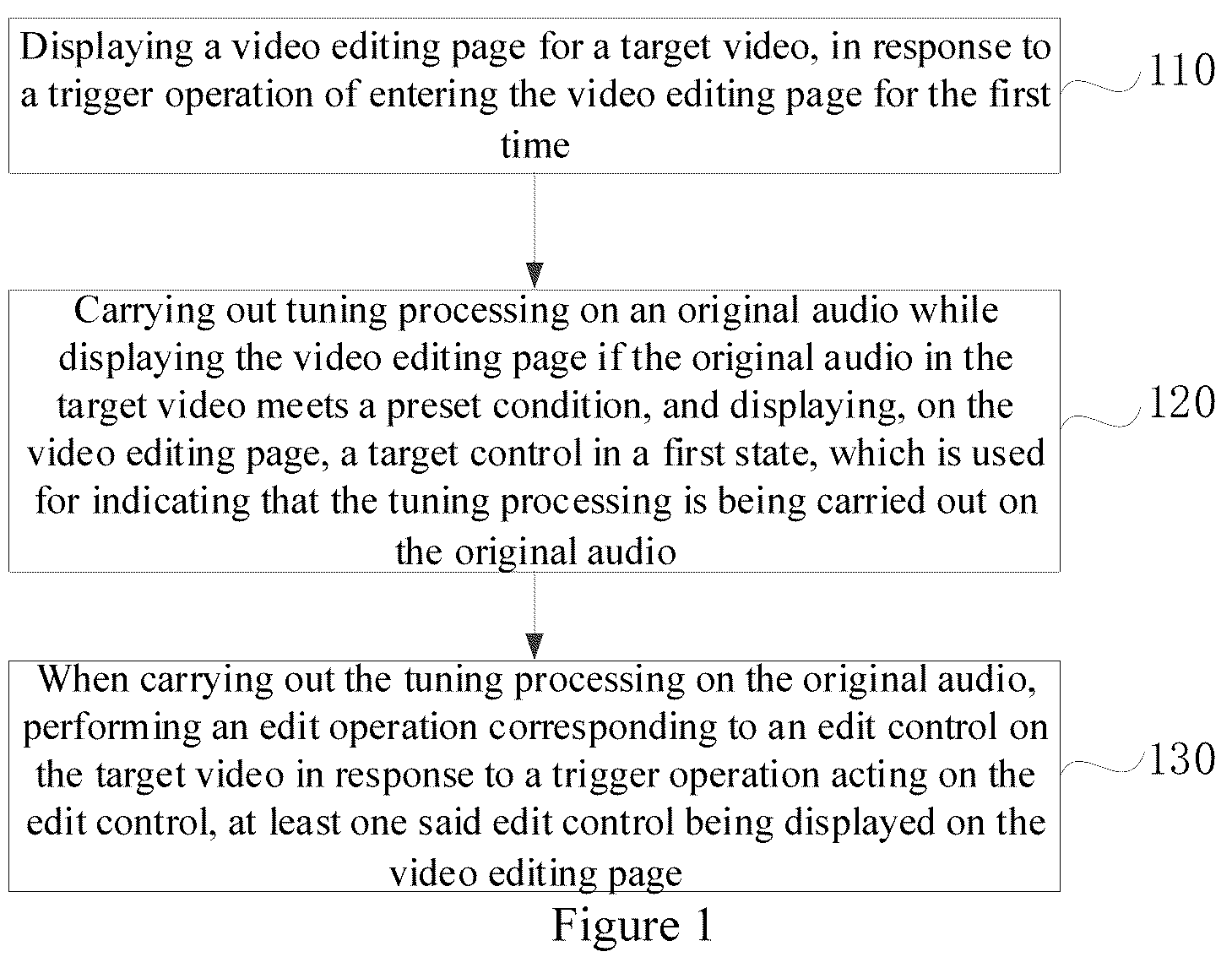 Patent US12142296 — Audio processing method and apparatus, and electronic device and storage medium — Figure 1