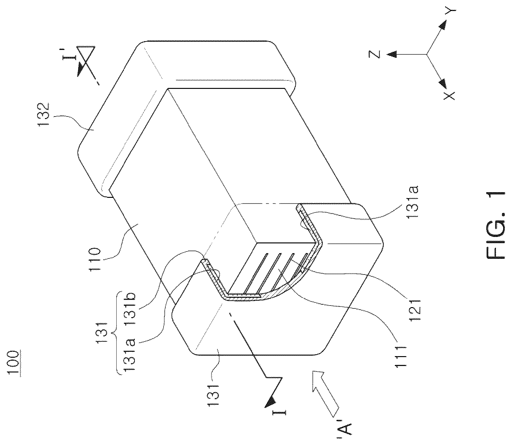 Patent US12142433 — Multilayer ceramic electronic component — Figure 1