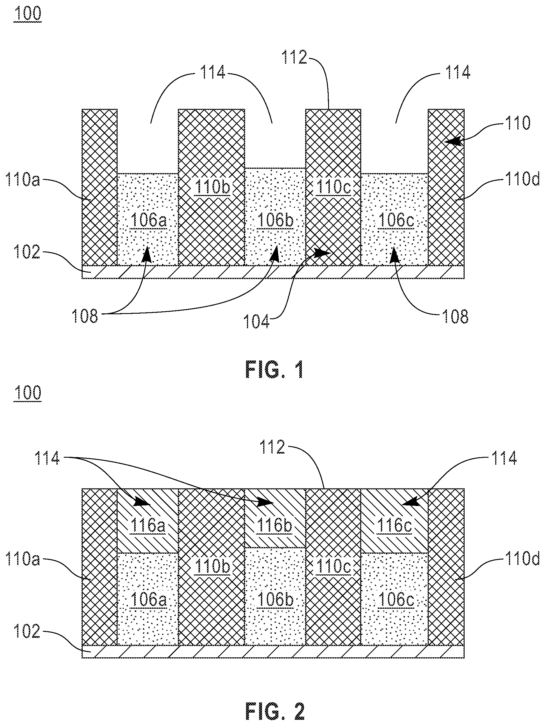 Patent US12142525 Figure 1 – Self-aligning spacer tight pitch via