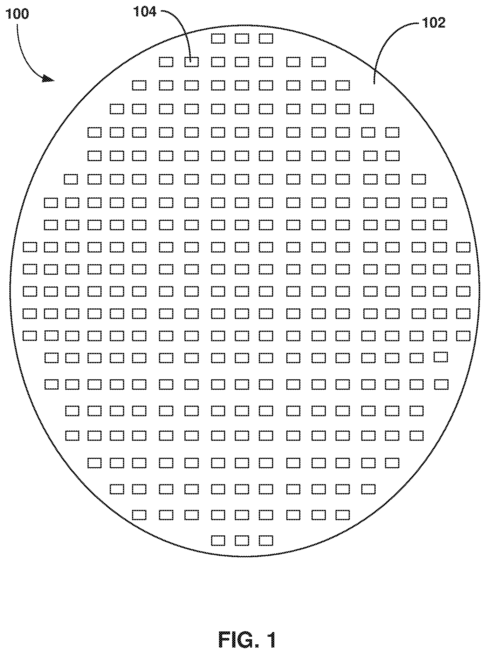 Patent US12142556 — X-ray shielding structure for a chip — Figure 1
