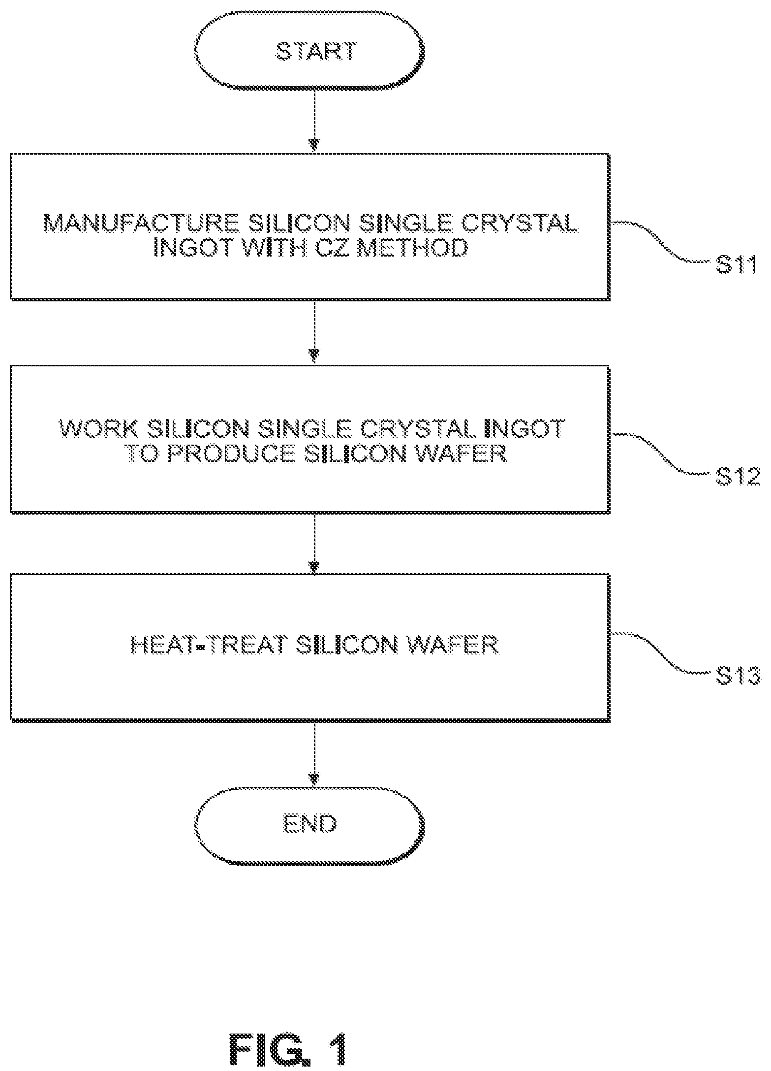 Patent US12142645 — Silicon wafer and manufacturing method of the same — Figure 1