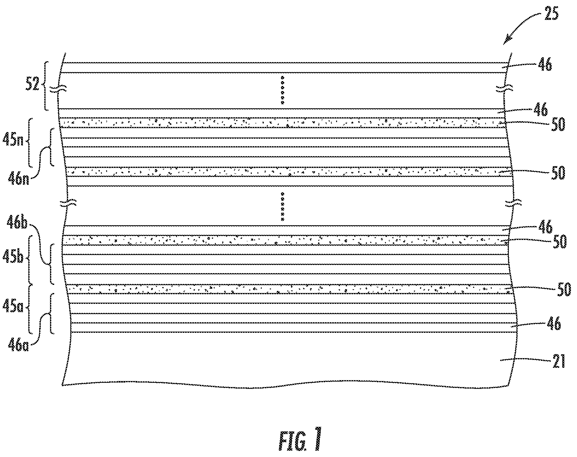 Patent US12142662 — Method for making nanostructure transistors with offset source/drain dopant blocking structures including a superlattice — Figure 1