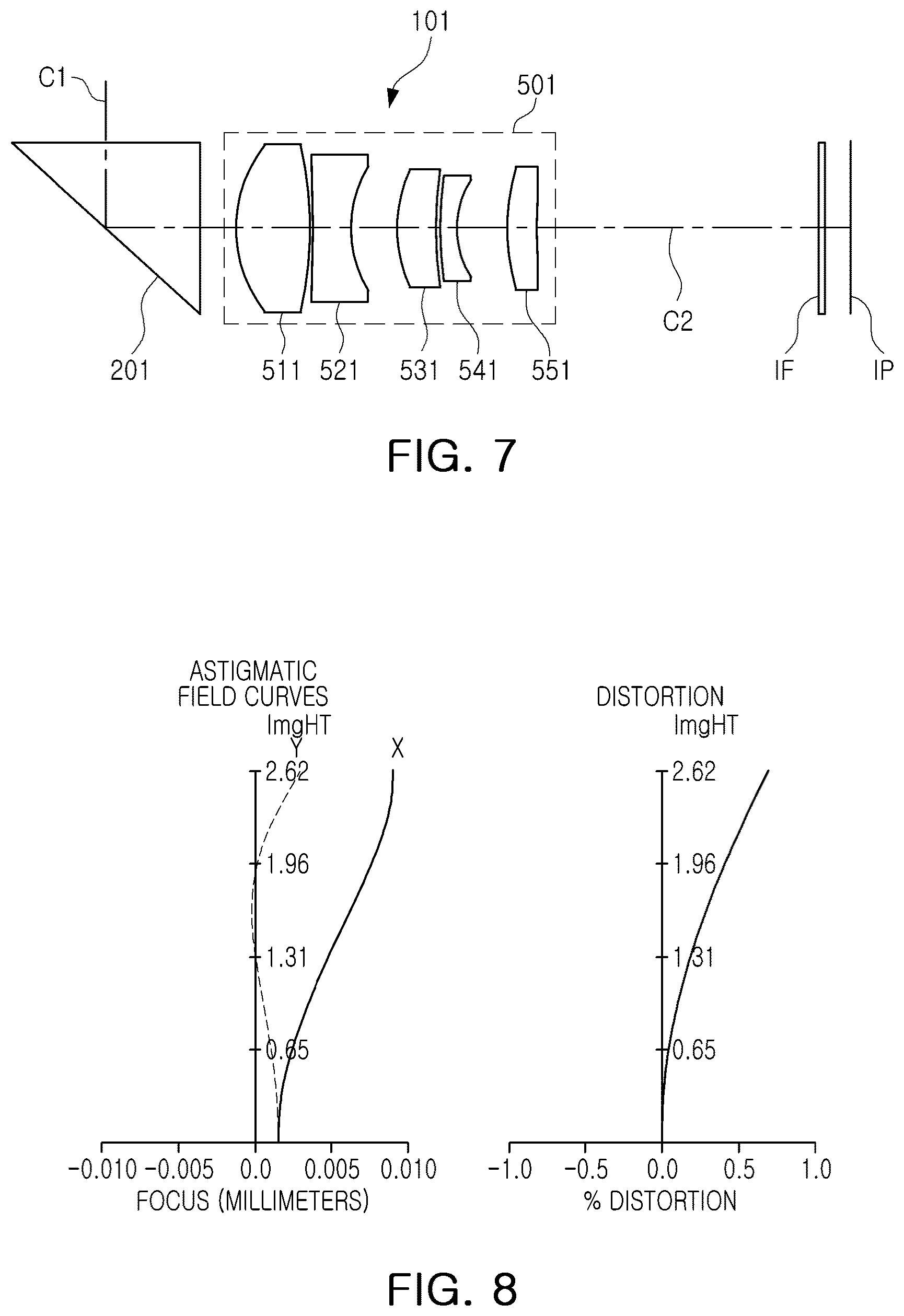 Patent US12147019 Figure 7 – Camera module and portable terminal