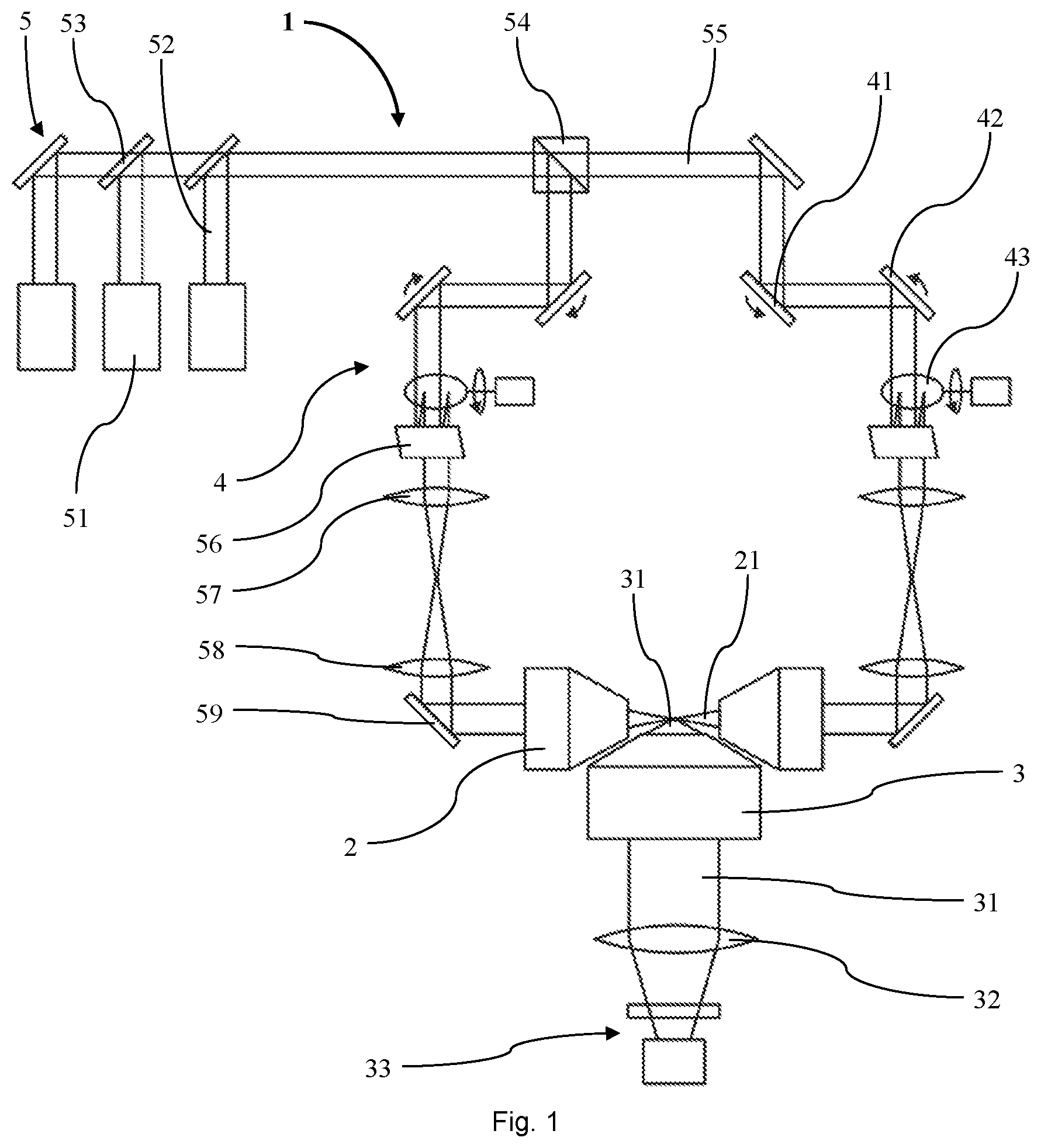 Patent US12147021 — Microscope, method of operating a microscope and method of imaging a sample — Figure 1