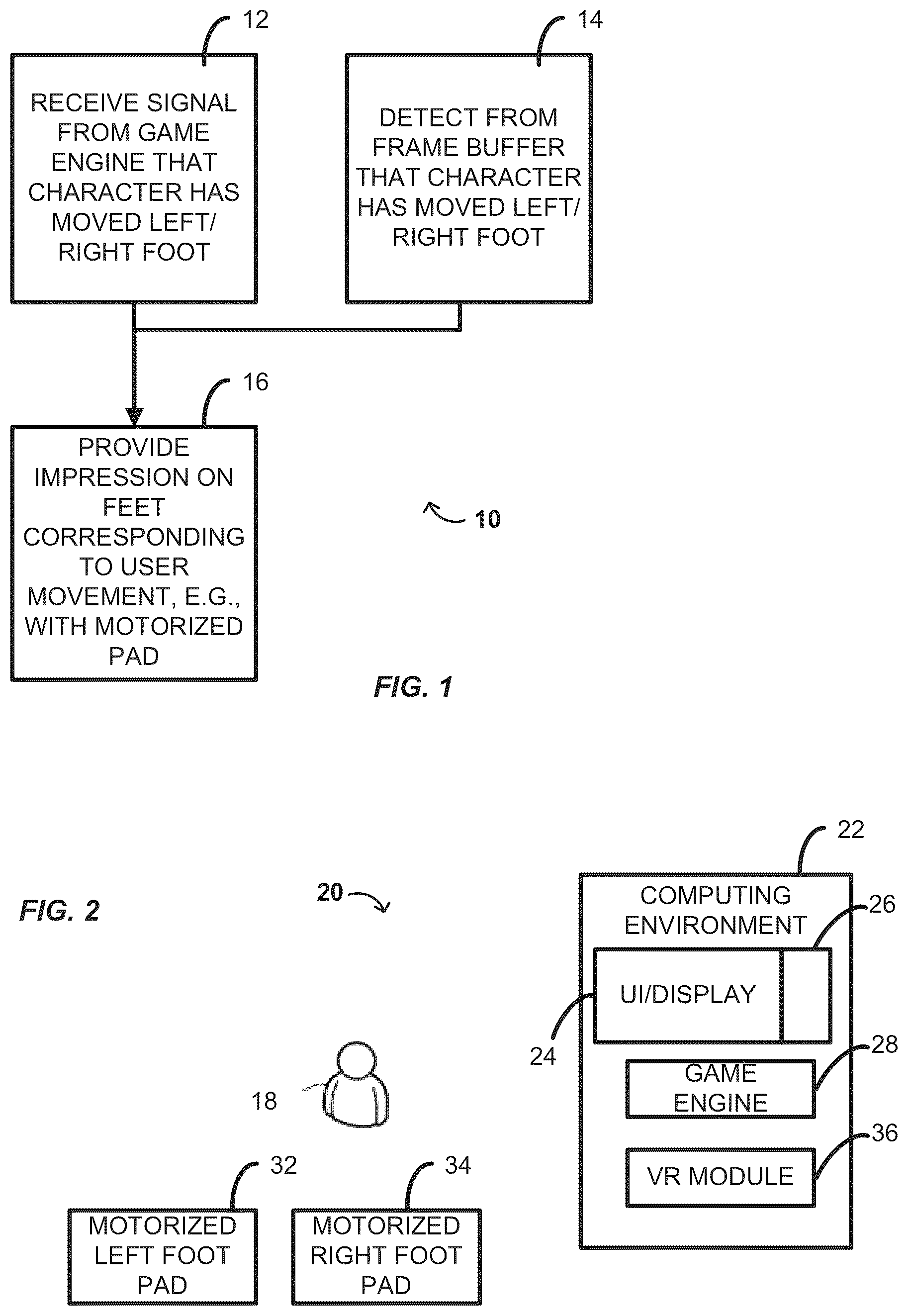 Patent US12147037 — System and method for distanced interactive experiences — Figure 1