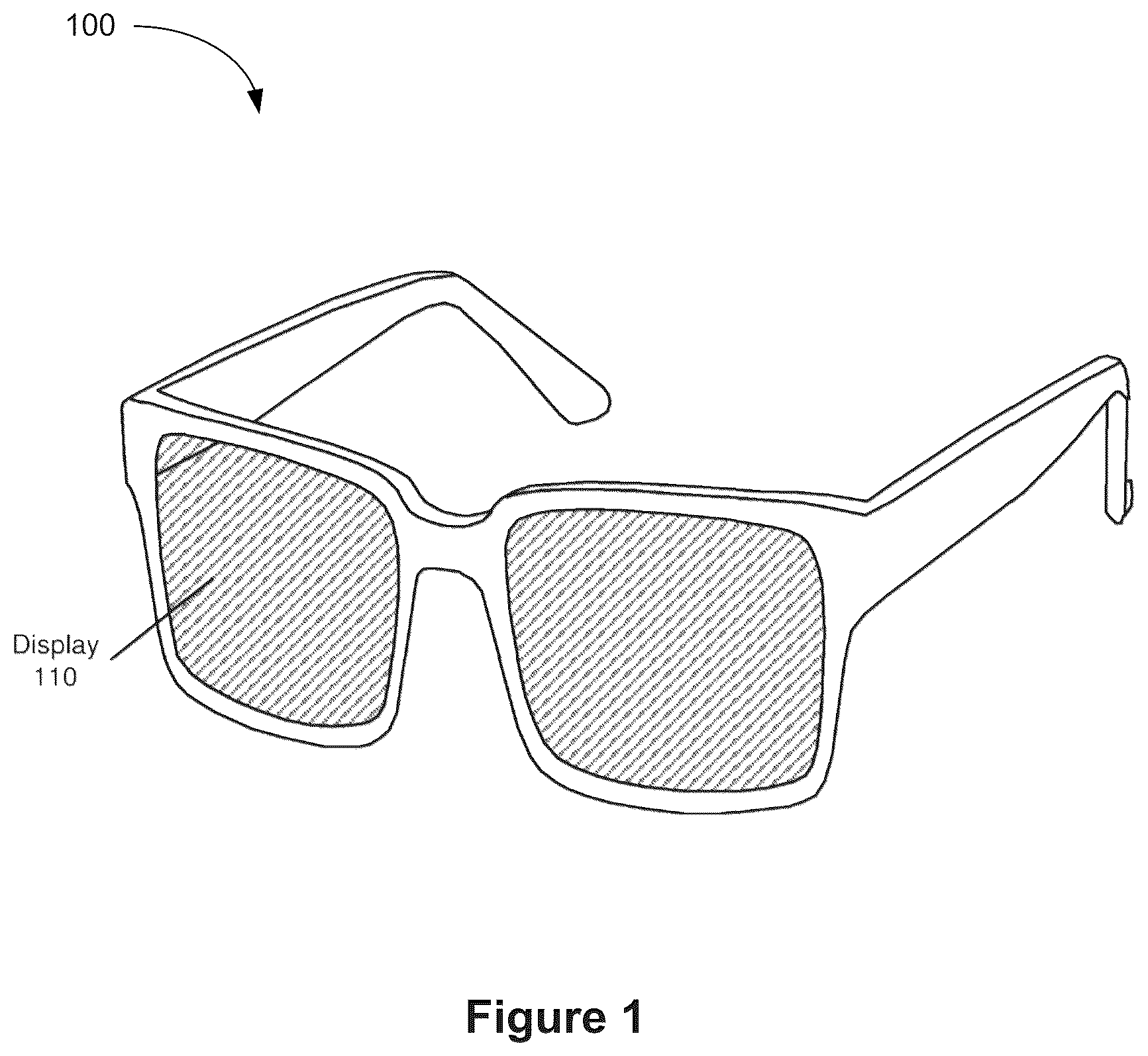 Patent US12147046 — Optical assembly with holographic optics for folded optical path — Figure 1