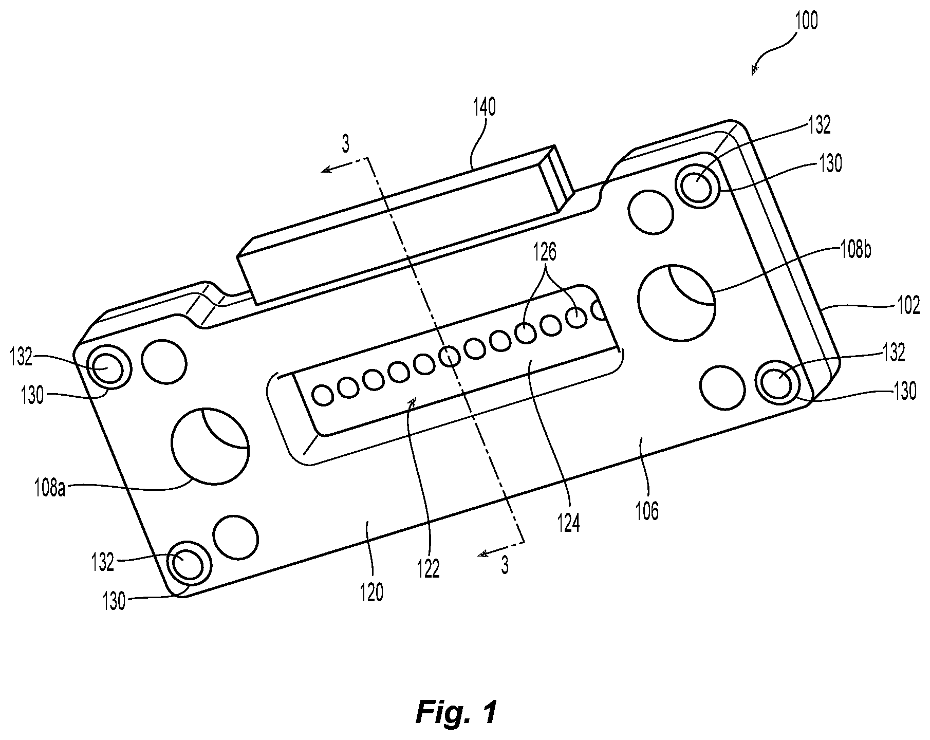 Patent US12147079 — Lens plate for ferrules — Figure 1