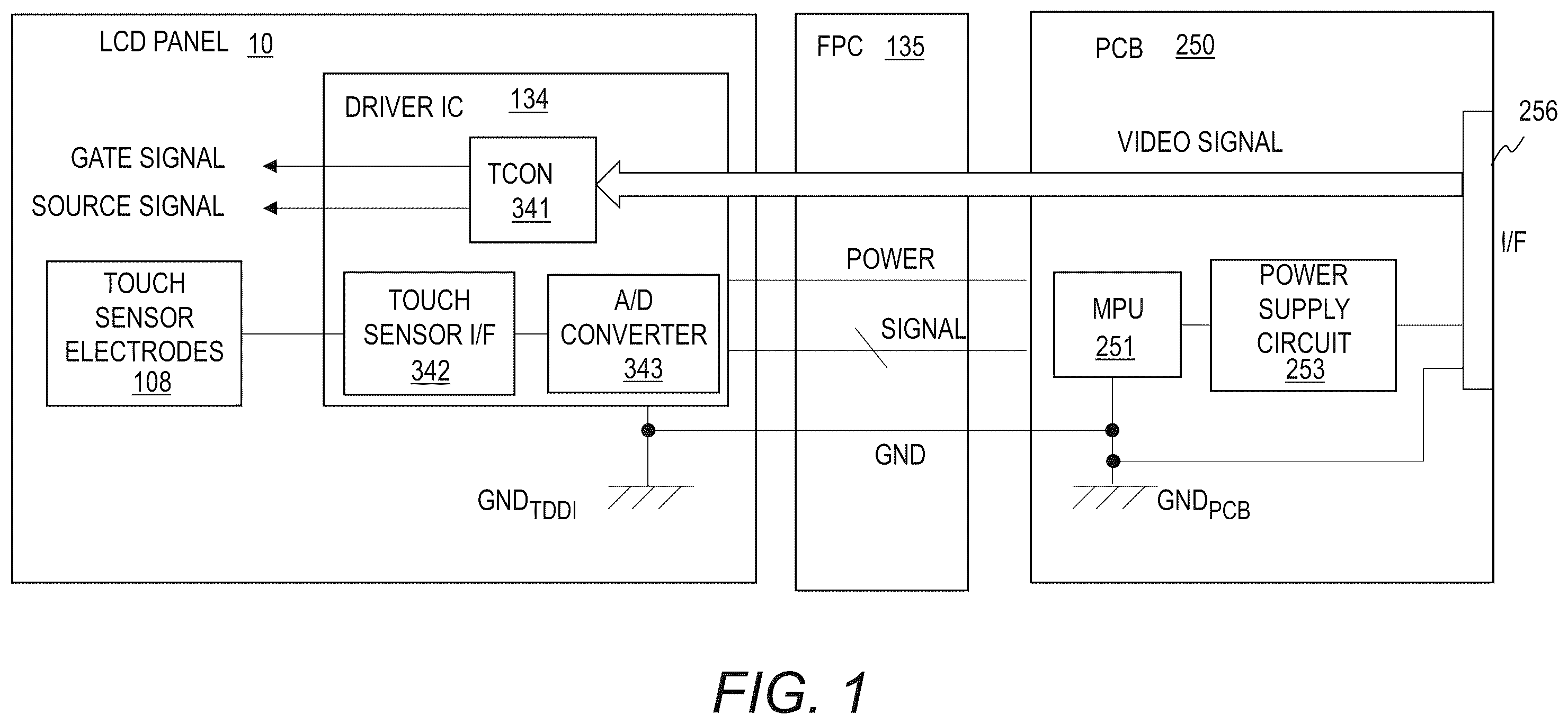 Patent US12147104 — Display device — Figure 1