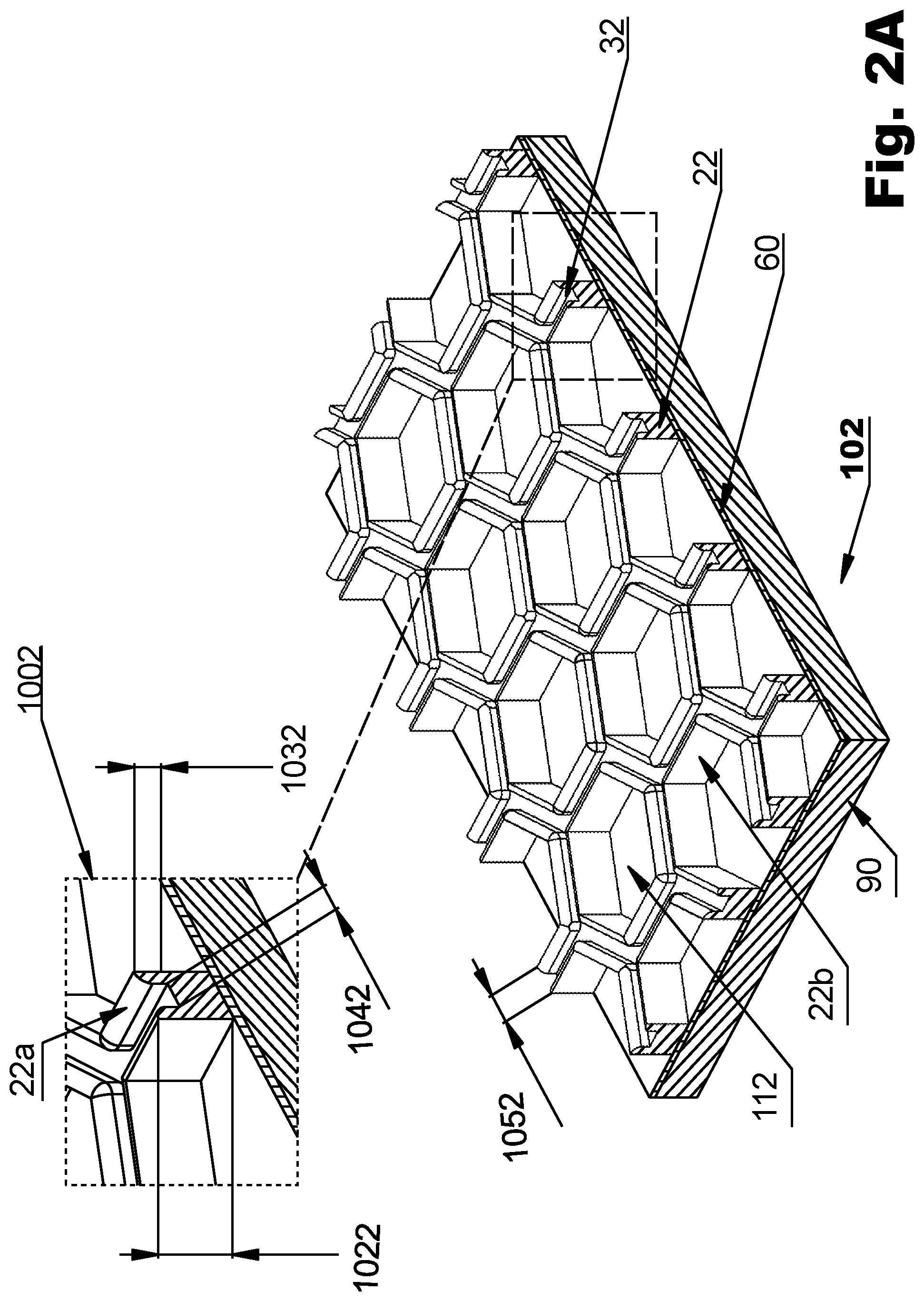 Patent US12147108 Figure 4 – Method of making a switchable light modulator by embossing a polymer film to create a polymer wall structure surrounding each of a plurality of cavities