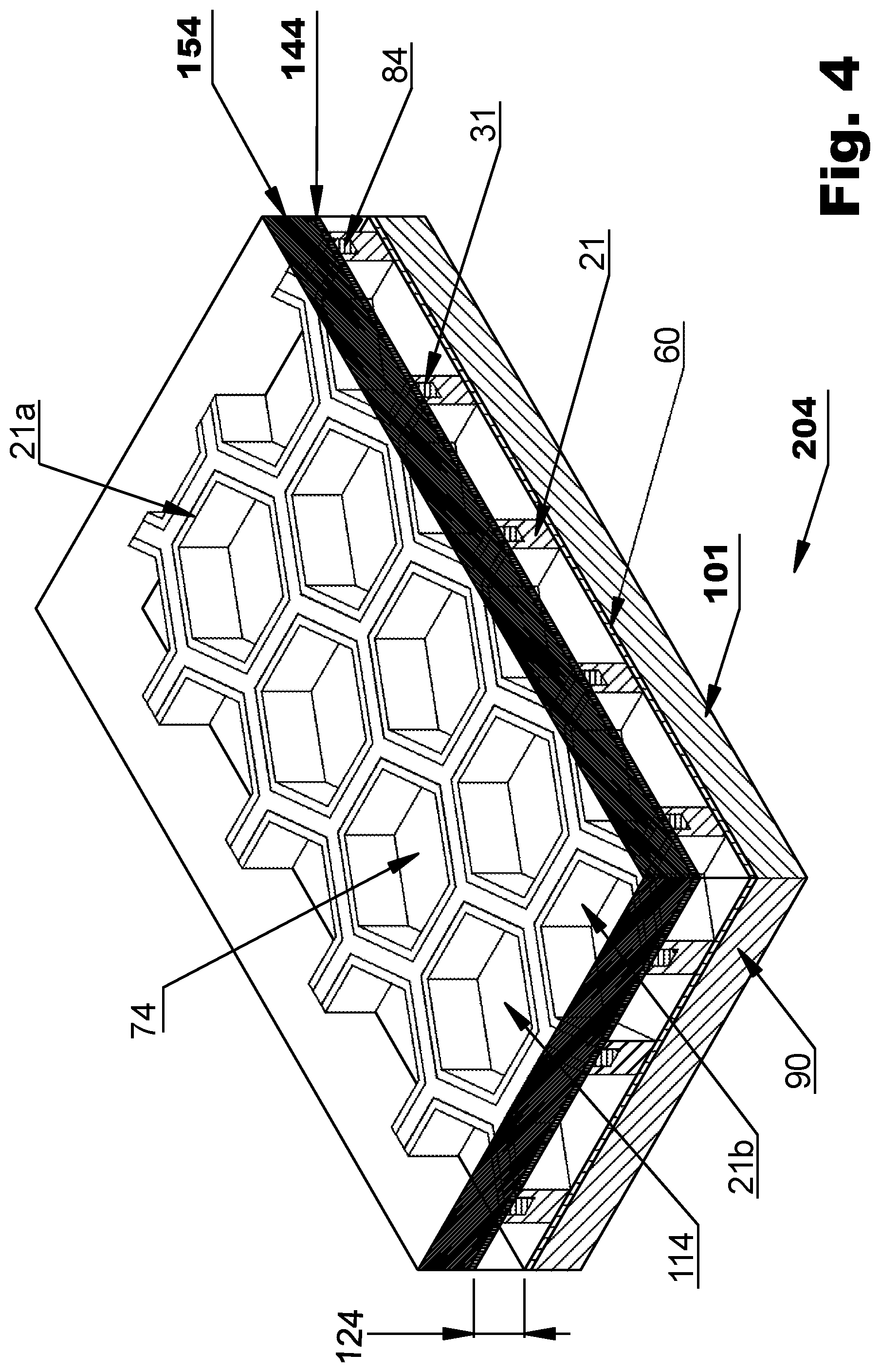 Patent US12147108 Figure 8 – Method of making a switchable light modulator by embossing a polymer film to create a polymer wall structure surrounding each of a plurality of cavities