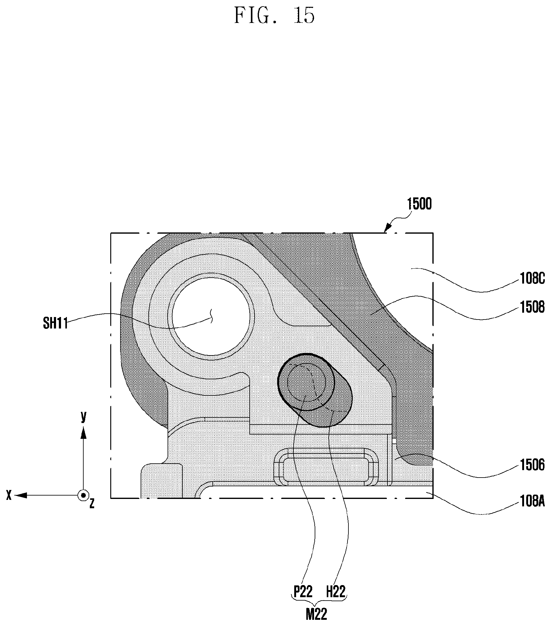 Patent US12147151 Figure 15 – Camera bracket and electronic device including same