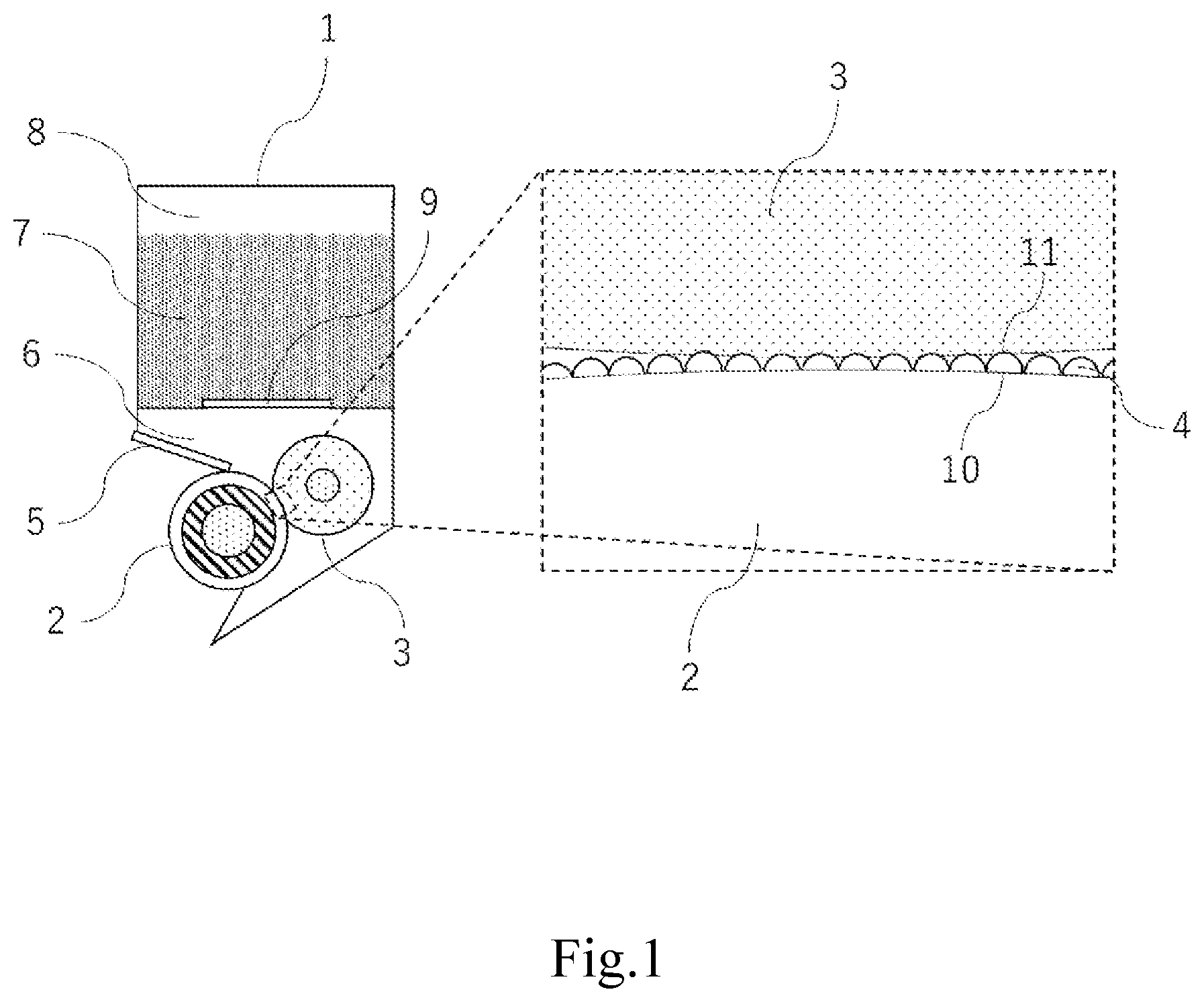 Patent US12147172 — Developing device, cleaning method, process cartridge and electrophotographic image forming apparatus — Figure 1