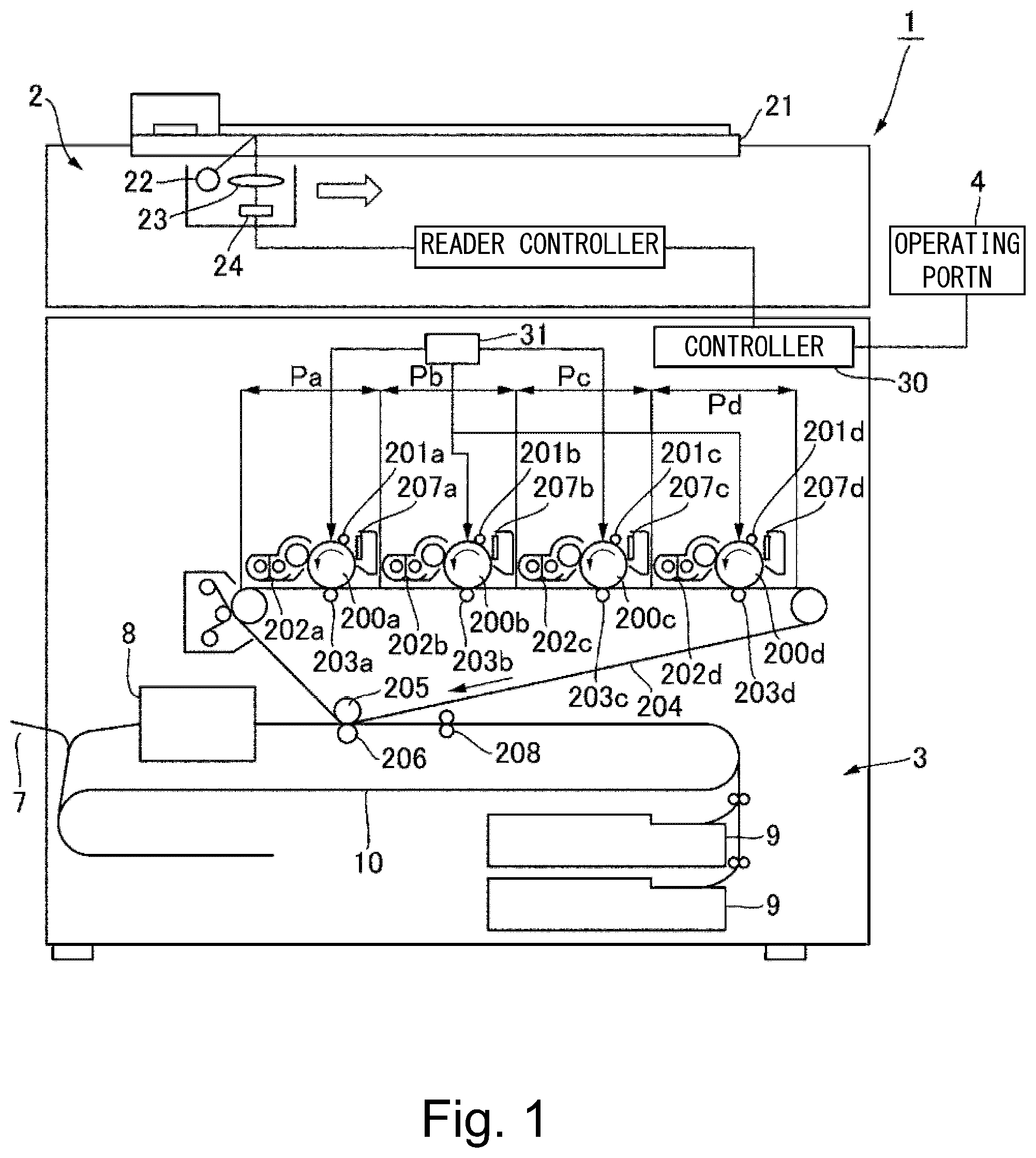 Patent US12147179 — Fixing device with holding member made of resin — Figure 1