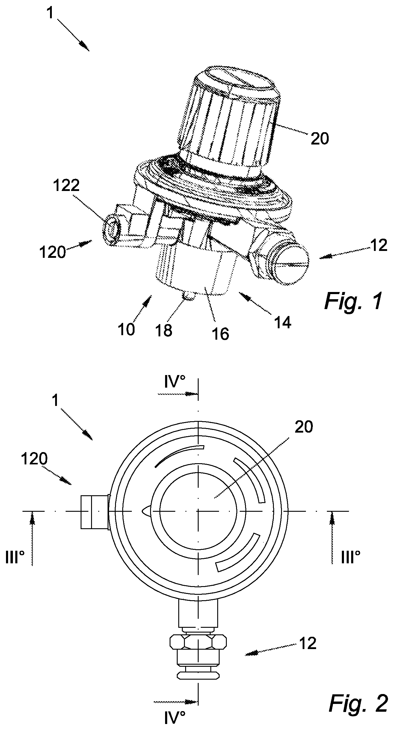 Patent US12147251 — Device and method for controlling the supply of a gas — Figure 1