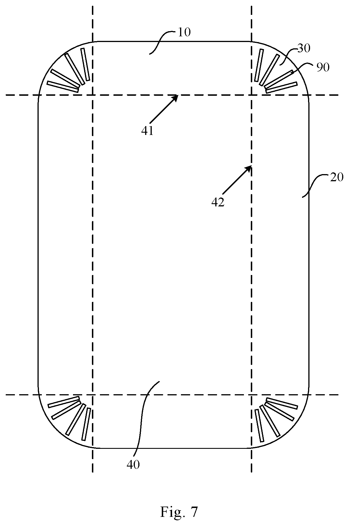 Patent US12147269 Figure 6 – Back film and display device