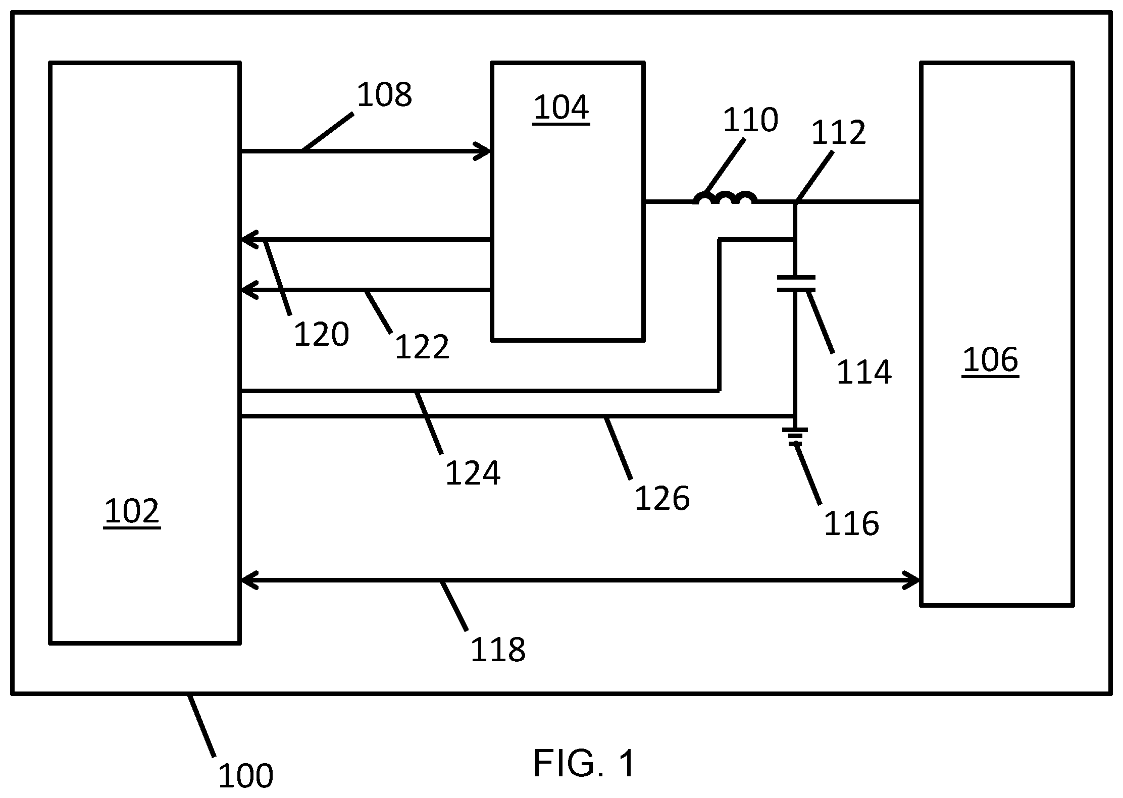 Patent US12147282 — Controllers to drive power circuits based on currents drawn — Figure 1