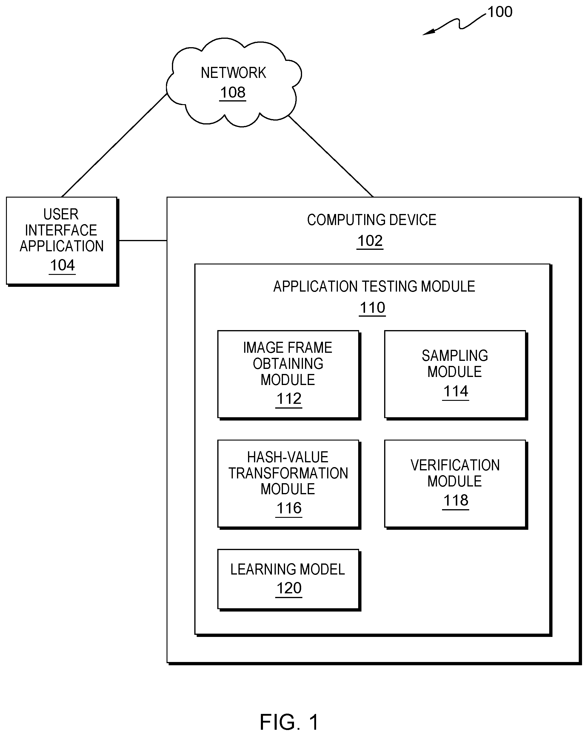 Patent US12147330 — Smart test data workload generation — Figure 1