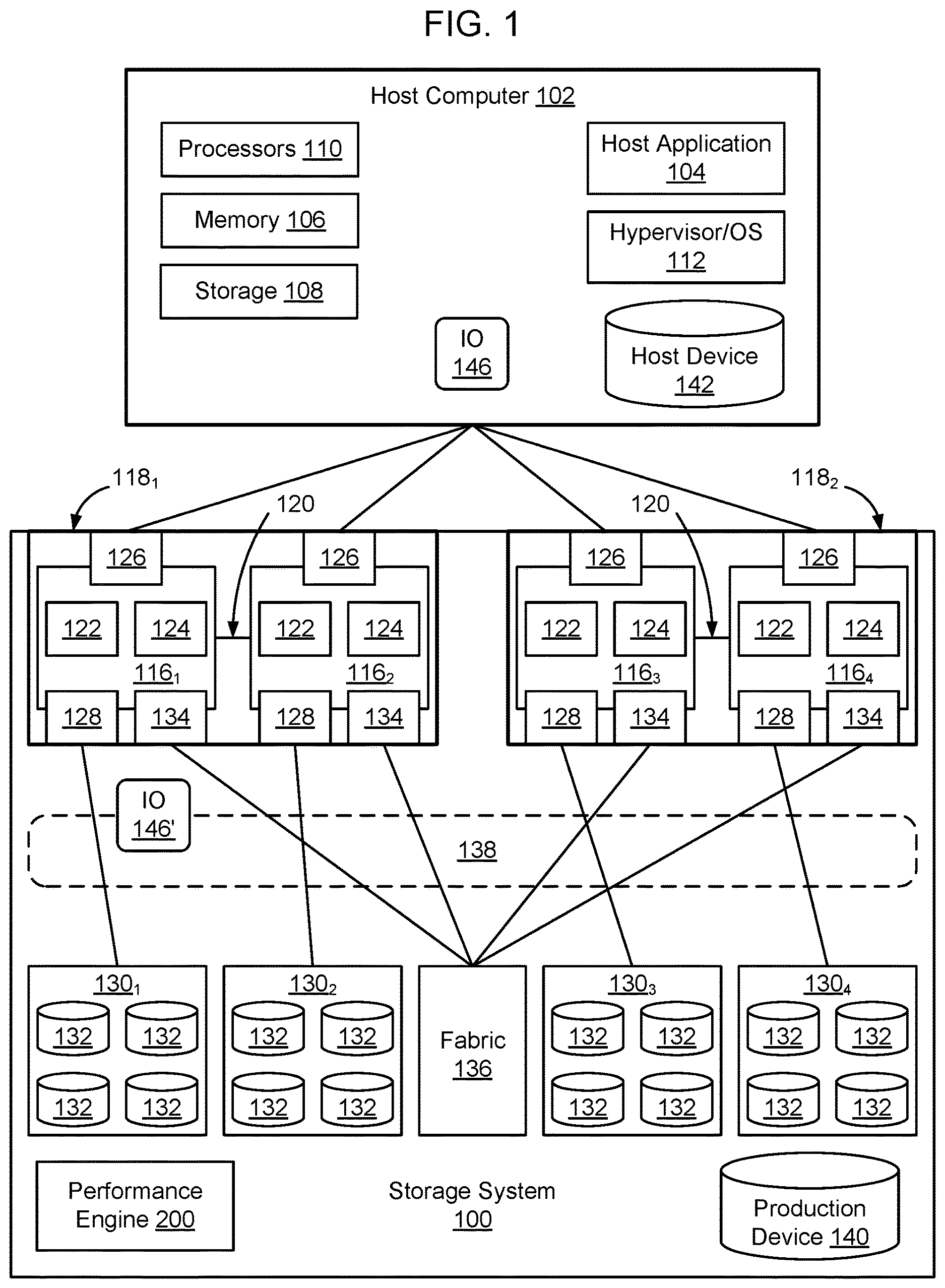 Patent US12147348 Figure 1 – Method and apparatus for cache slot allocation based on data origination location or final data destination location