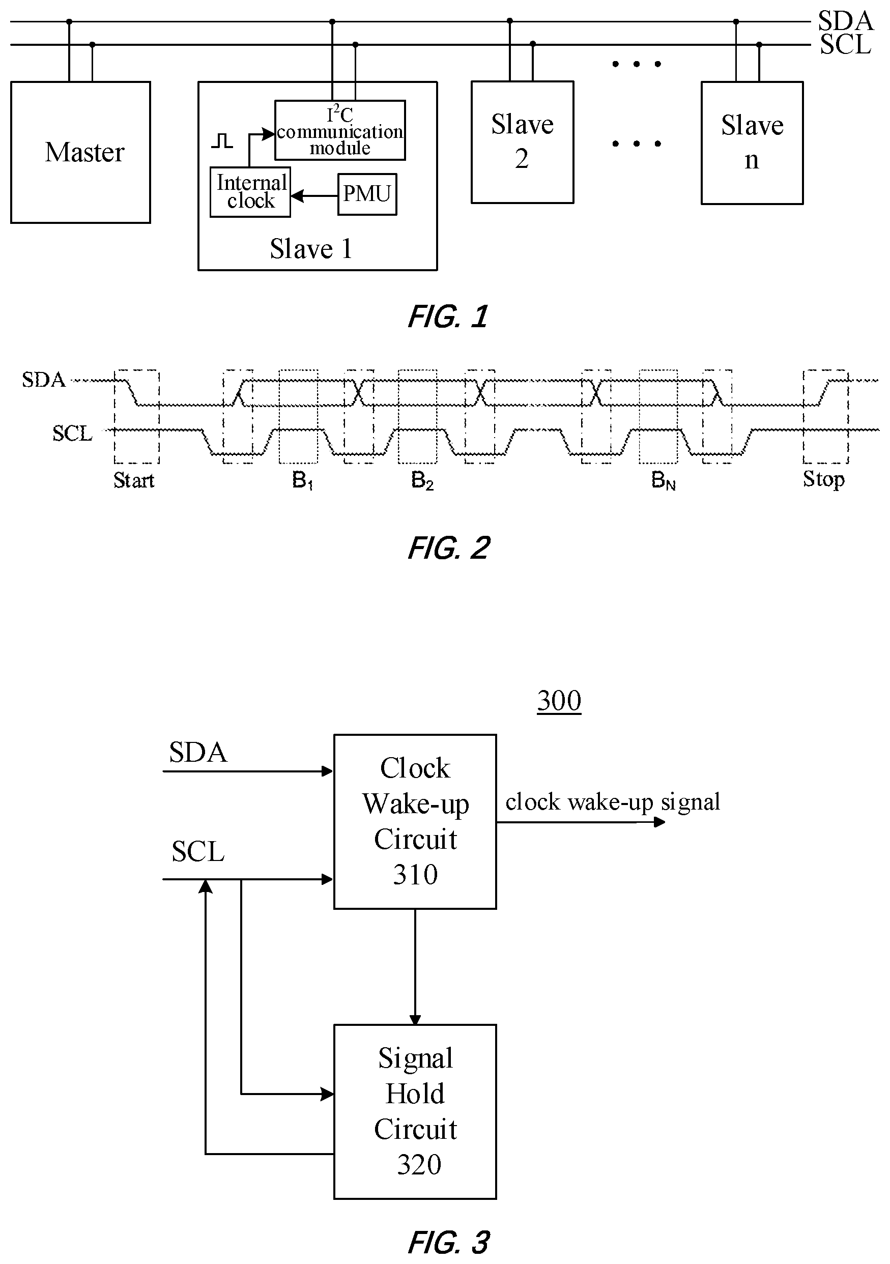 Patent US12147378 — I2C wakeup circuit, wakeup method and electronic device — Figure 1