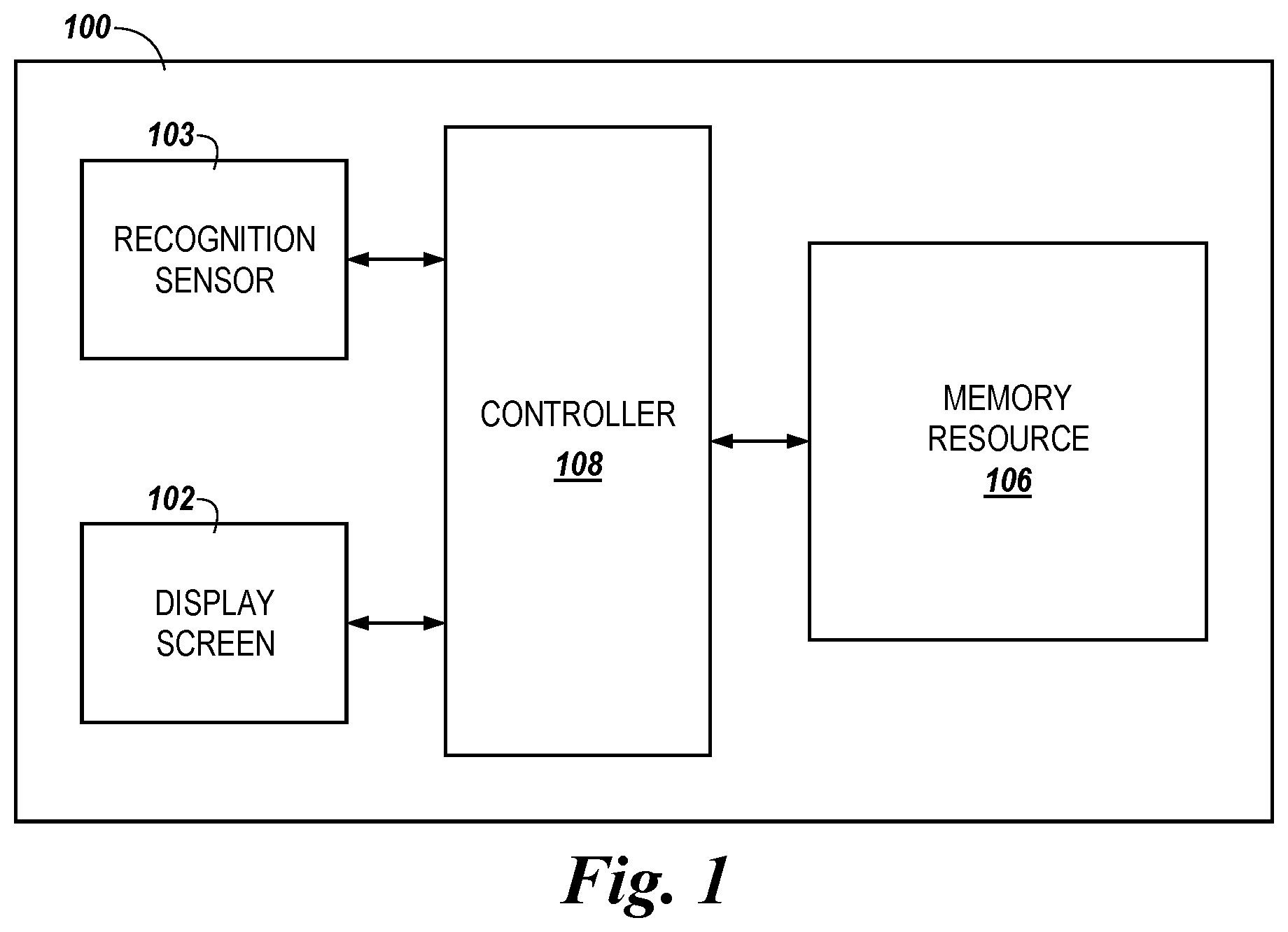 Patent US12147520 — Display visibility block — Figure 1