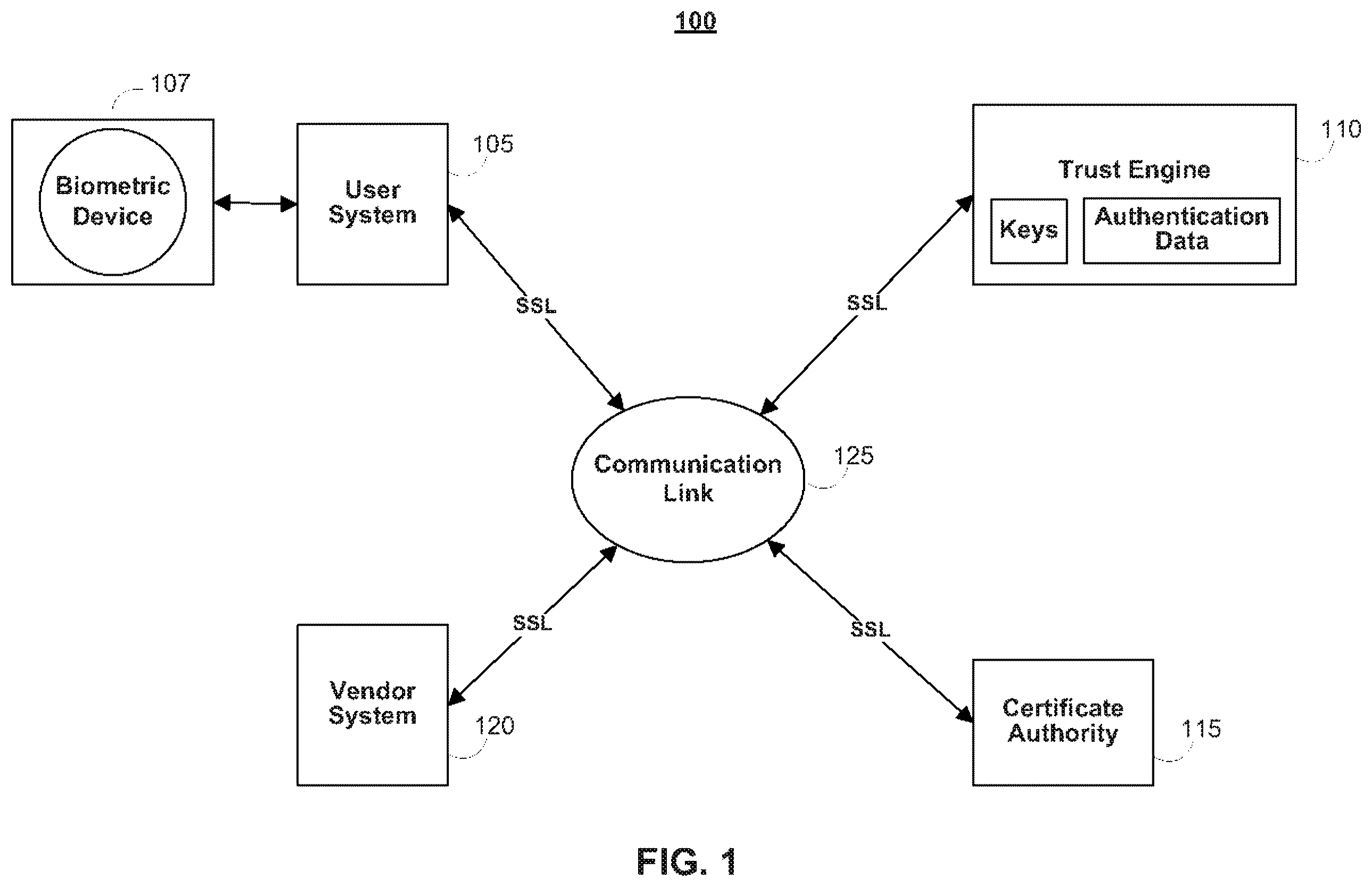 Patent US12147551 — Secure data parser method and system — Figure 1