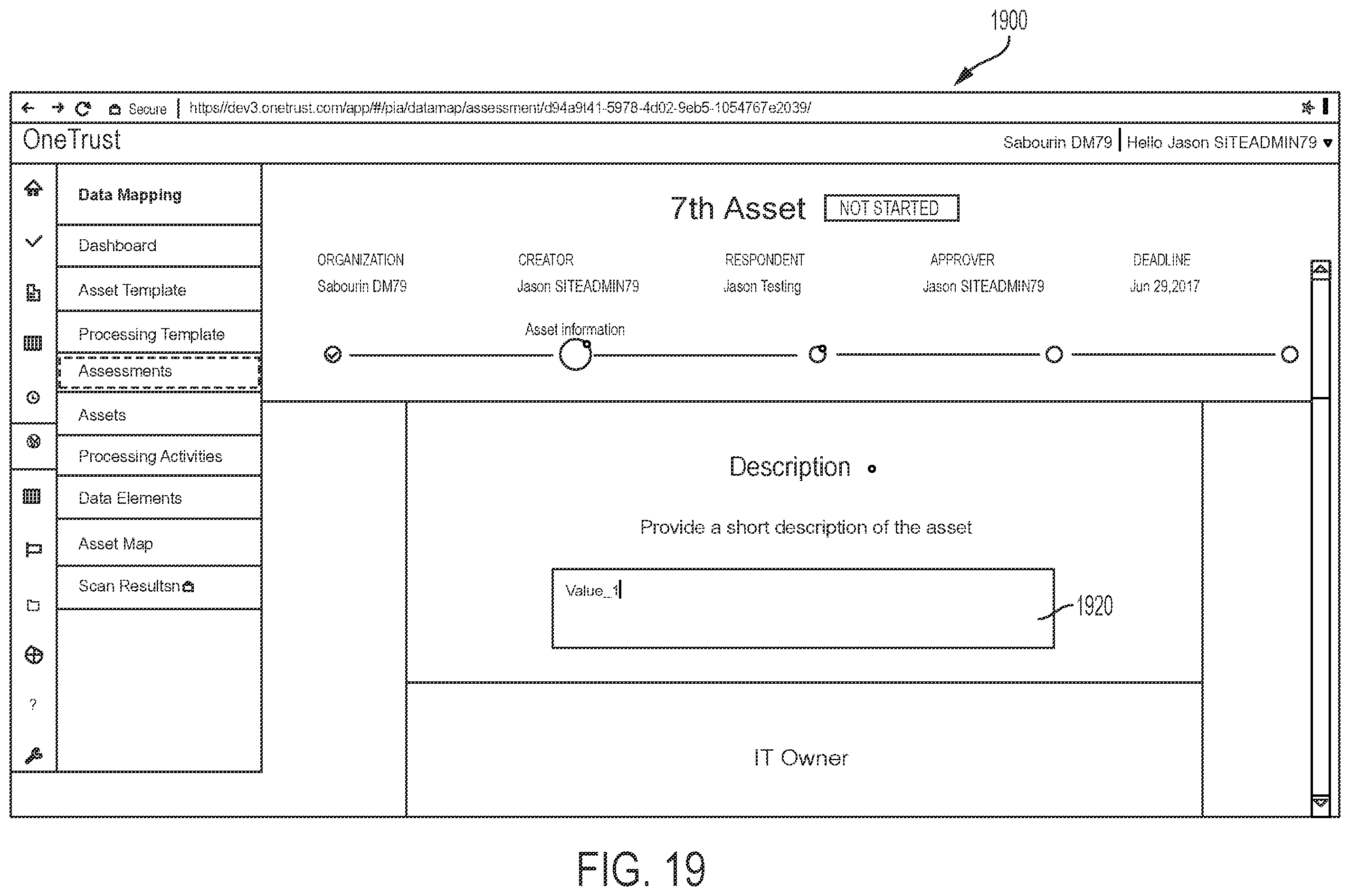 Patent US12147578 Figure 19 – Consent receipt management systems and related methods