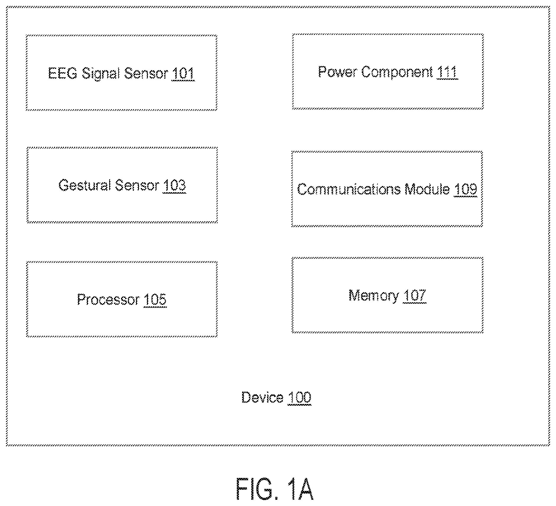 Patent US12147602 — Apparatus, methods, and systems for using imagined direction to define actions, functions, or execution — Figure 1