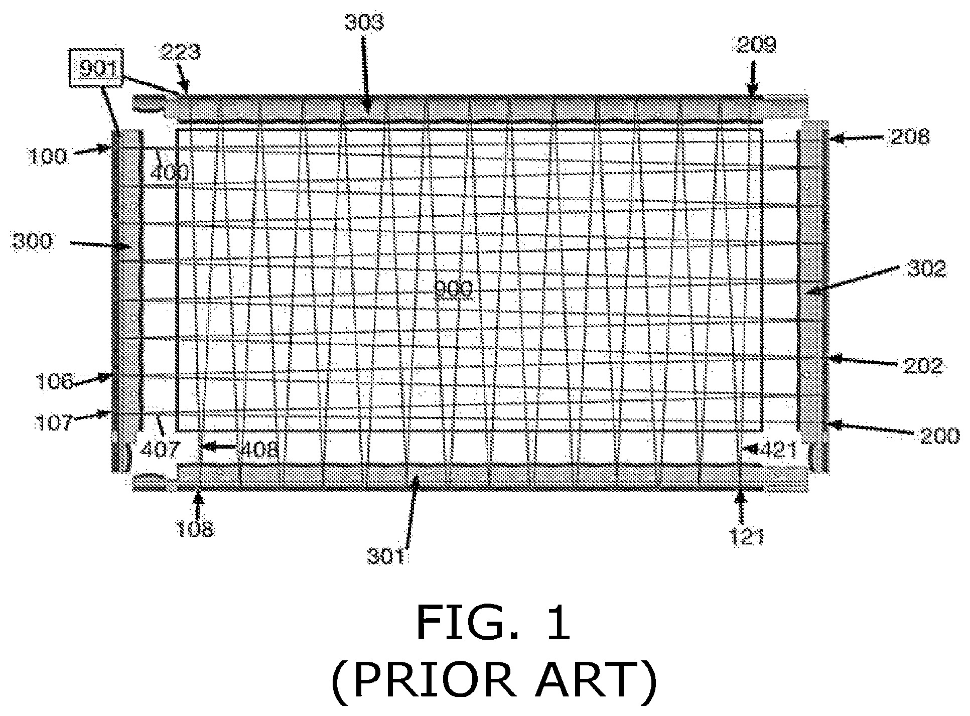 Patent US12147630 — Optical touch sensor — Figure 1