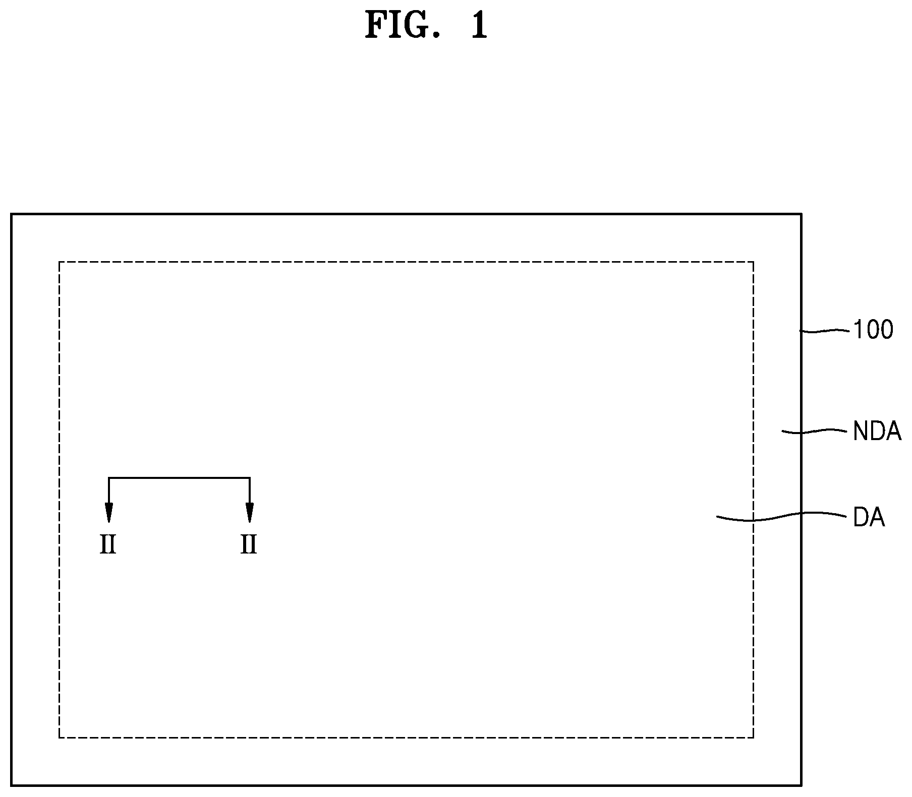 Patent US12147638 — Display device — Figure 1