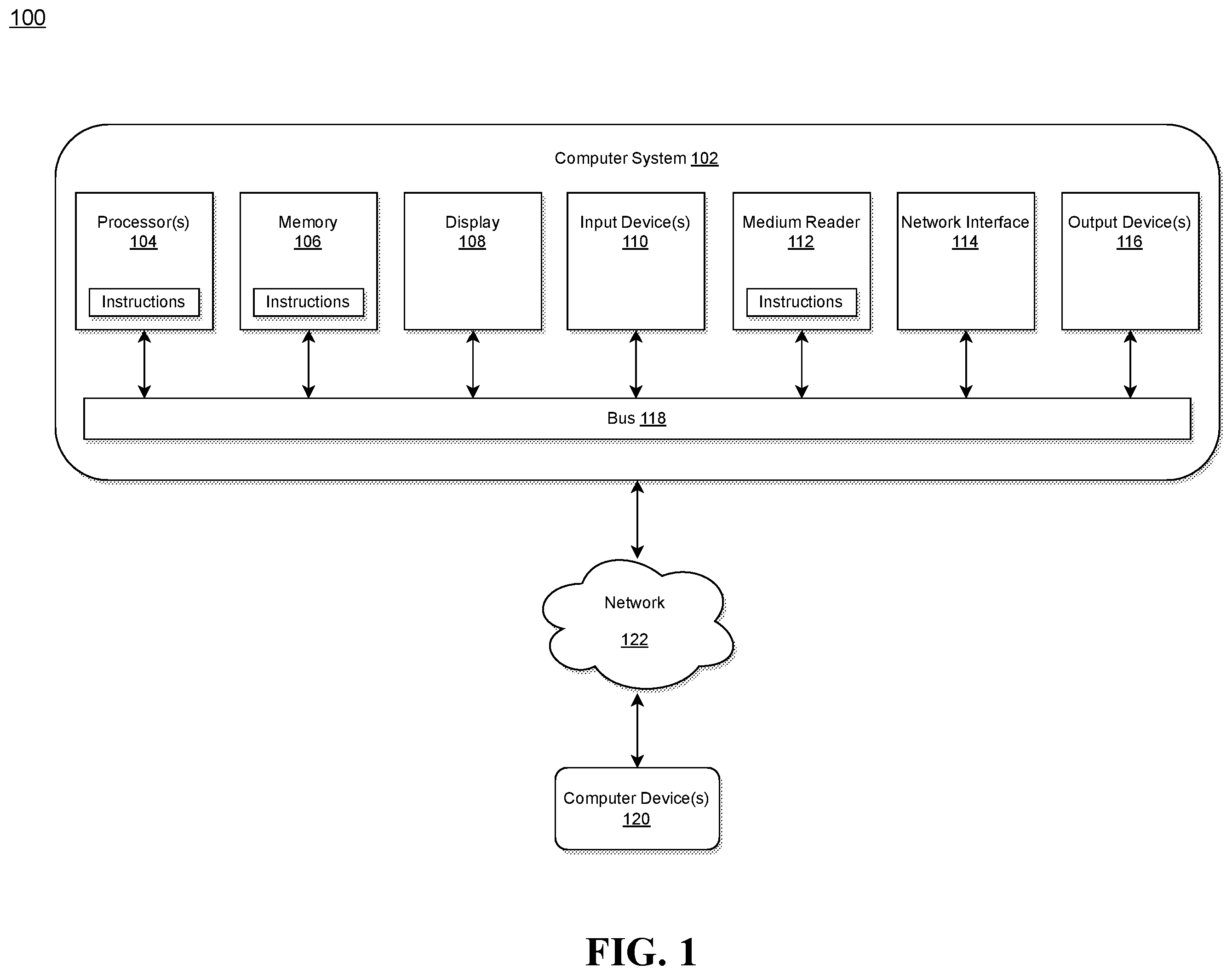 Patent US12147688 — System and method for monitoring storage infrastructure configuration drift — Figure 1