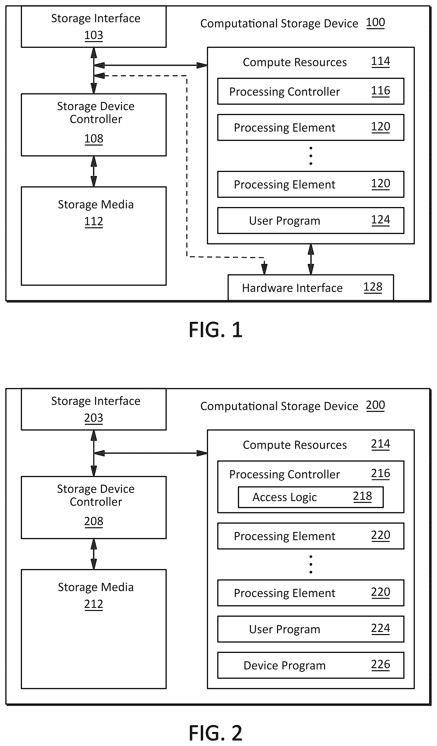 Patent US12147701 Figure 1 – Systems, methods, and devices for accessing a device program on a storage device