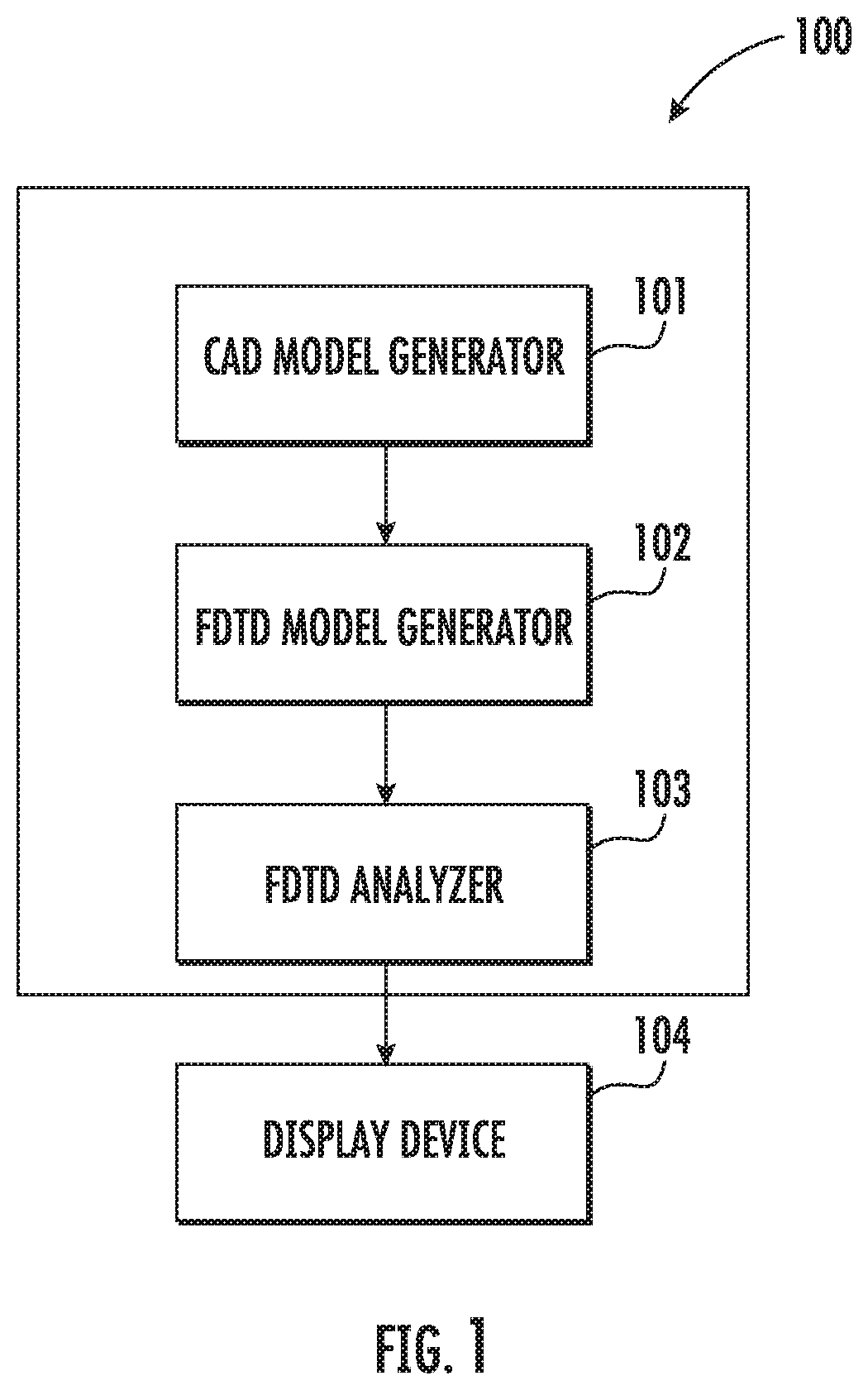 Patent US12147745 — Engineering analysis of a structural product — Figure 1