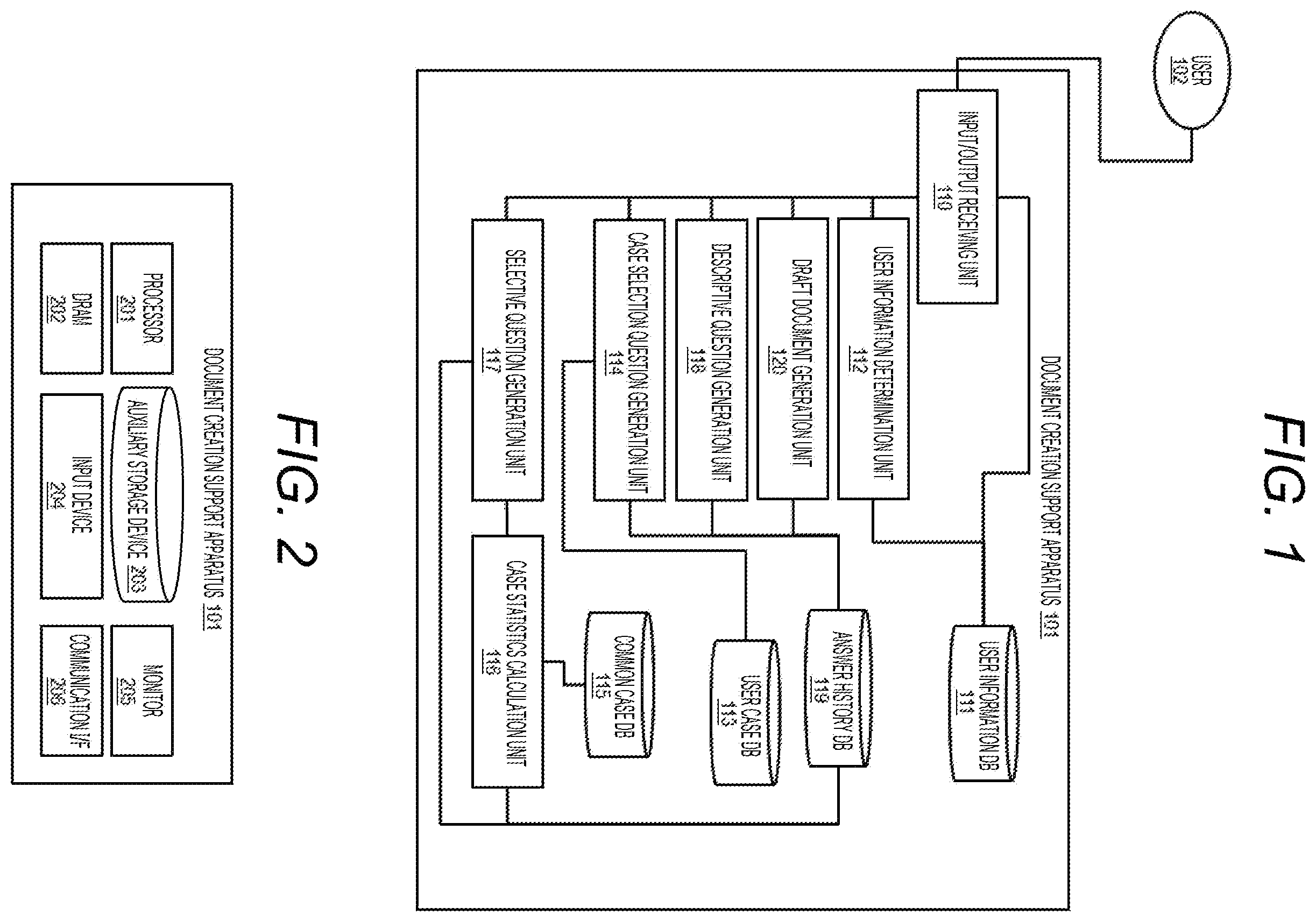 Patent US12147756 Figure 1 – Apparatus for generating draft document and method therefor
