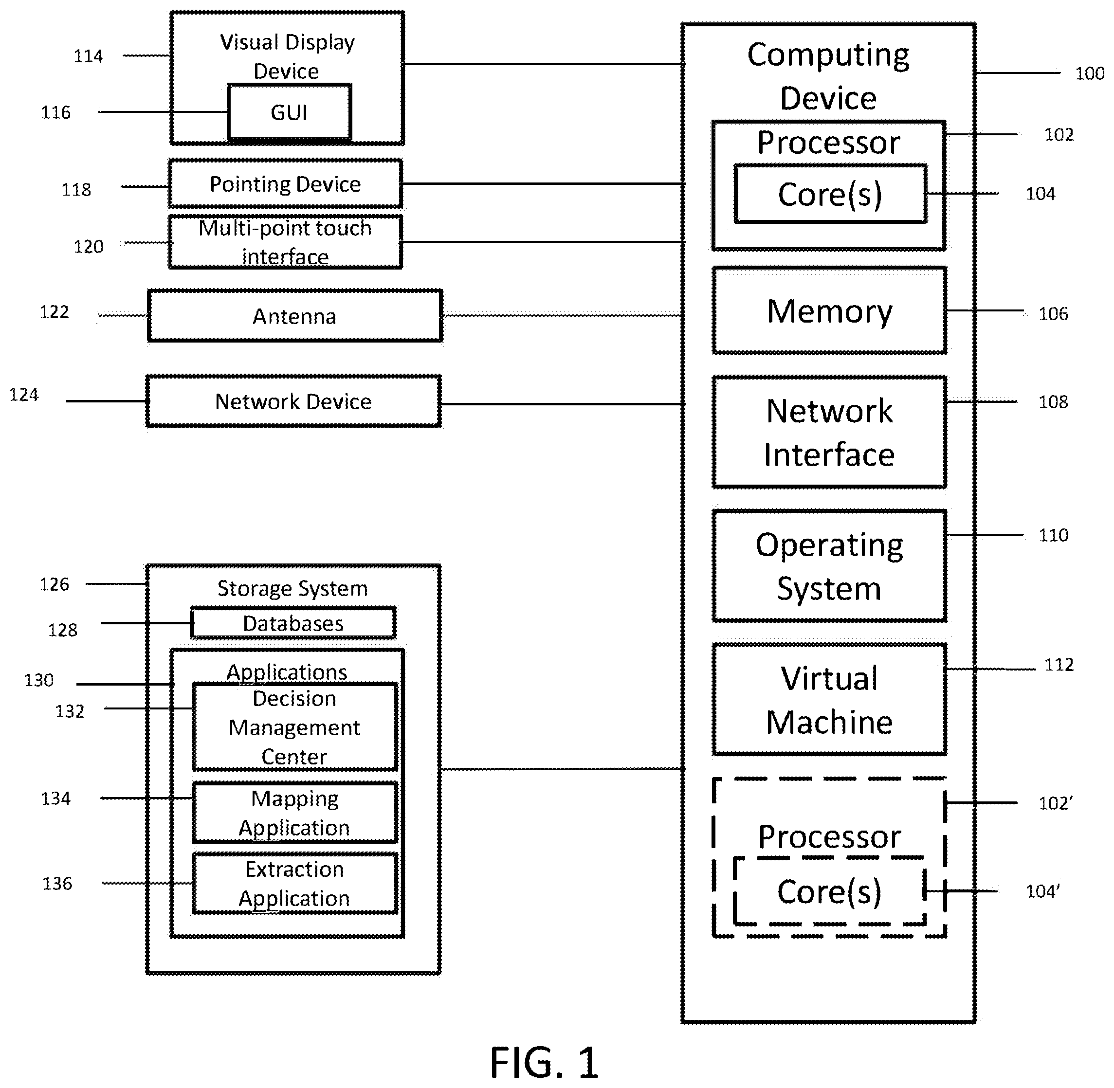 Patent US12147959 — Location based register rules — Figure 1