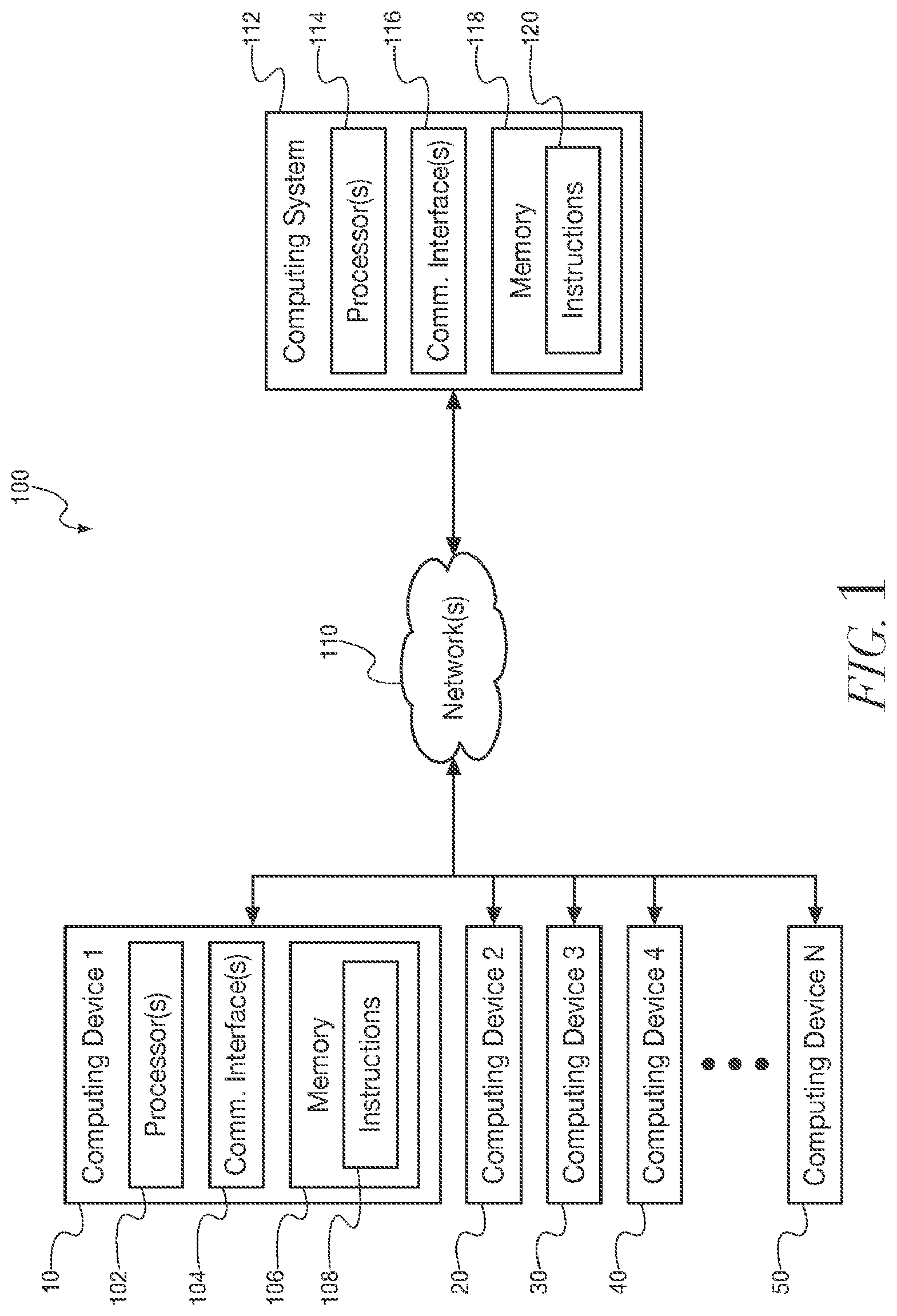 Patent US12147994 — Methods and systems for generating animated images for presentation by a dynamic keyboard interface — Figure 1