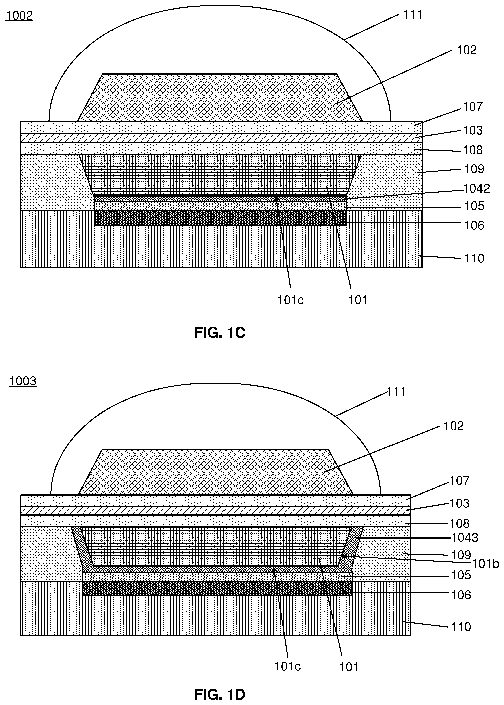 Patent US12155008 Figure 2 – Micro-LED structure and micro-LED chip including same