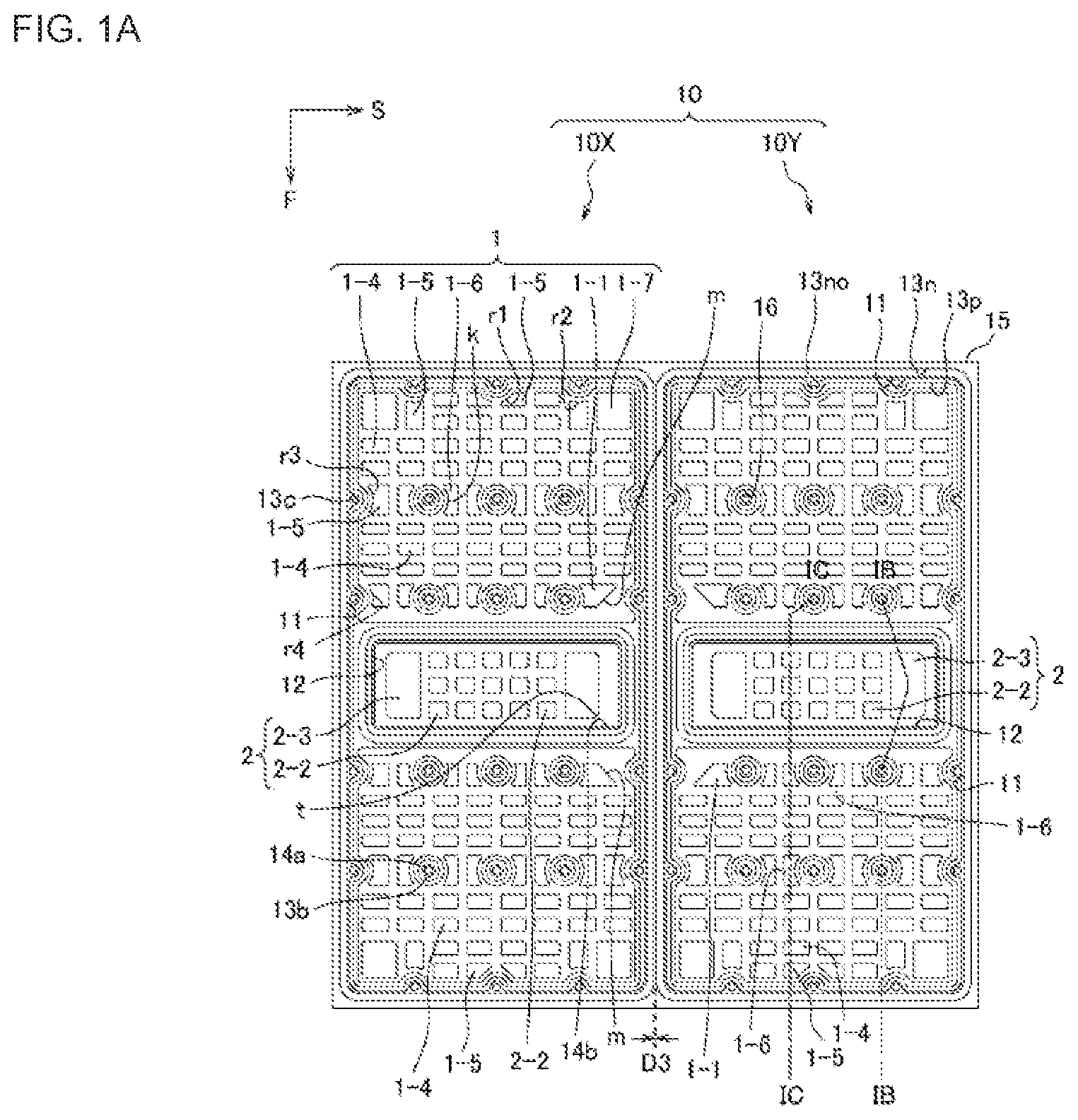 Patent US12155011 — Light emitting element and light emitting device — Figure 1