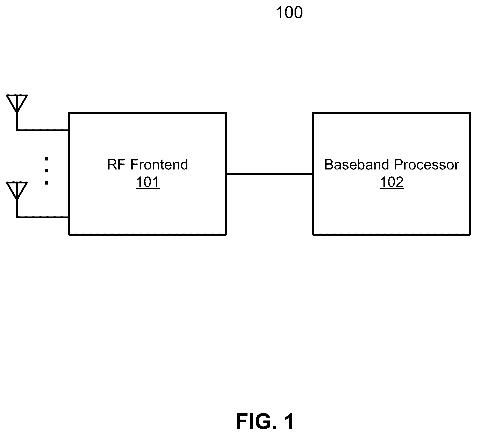 Patent US12155121 — Ultra wideband isolation for coupling reduction in an antenna array — Figure 1