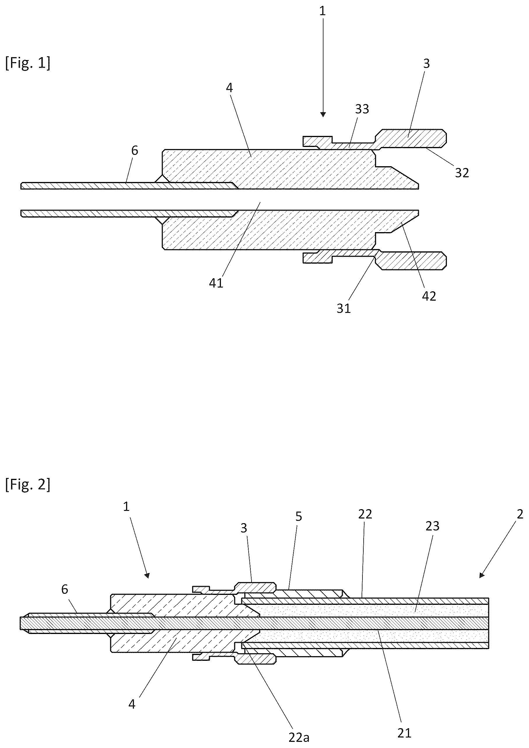 Patent US12155136 — Terminal device for a shielded cable with mineral insulation — Figure 1