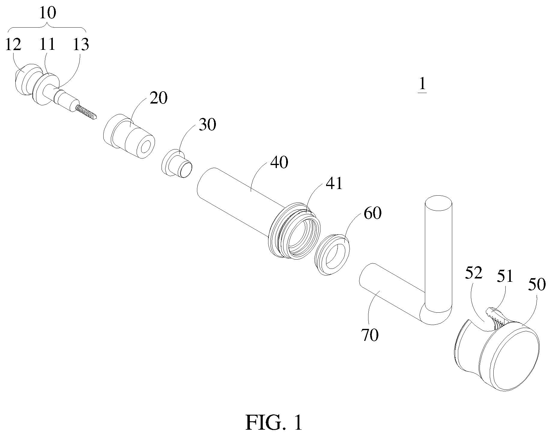 Patent US12155150 — Solder-free connector — Figure 1